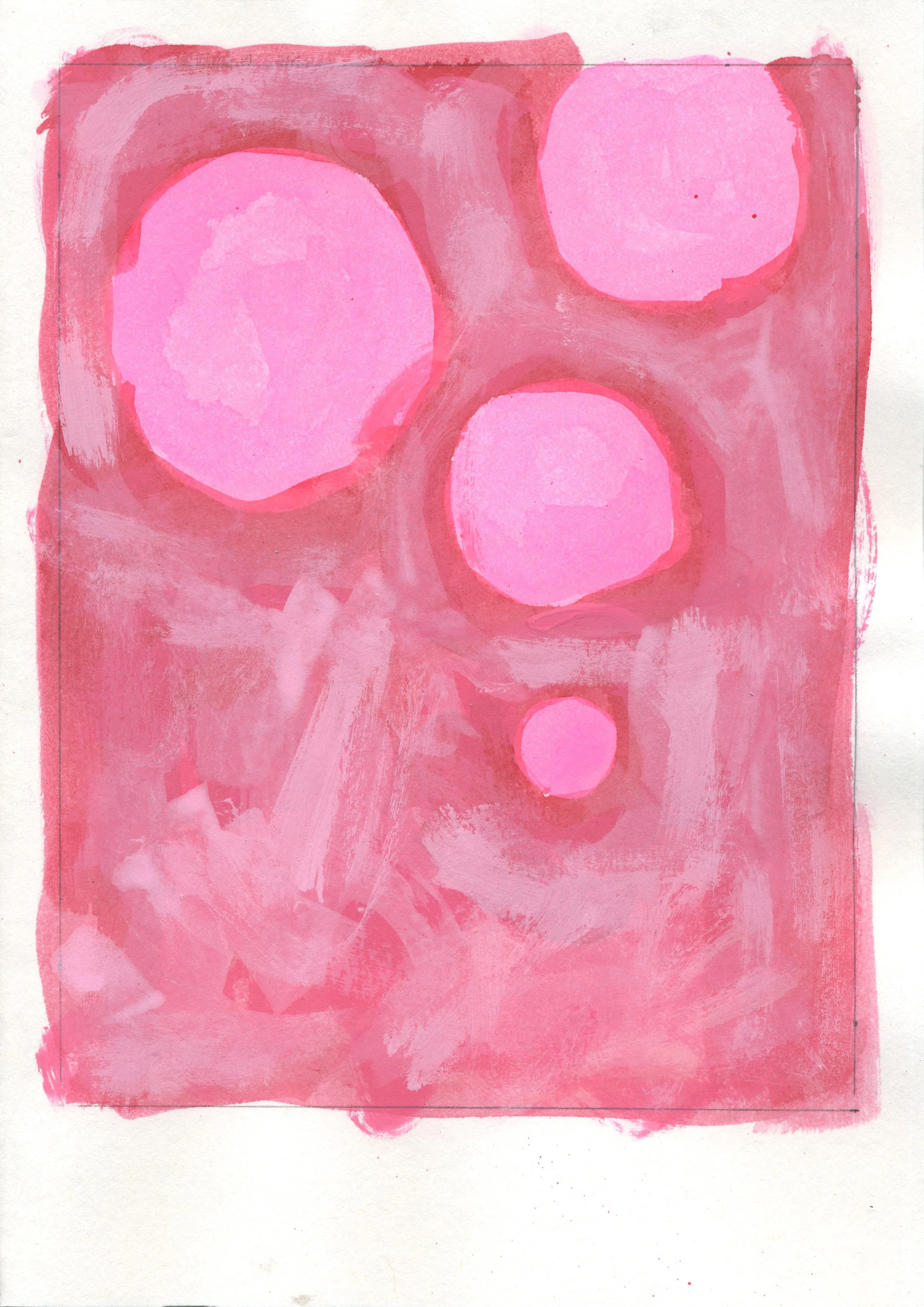 Issue 1 
(fifth copy drawing 1)
Four circles in a frame.