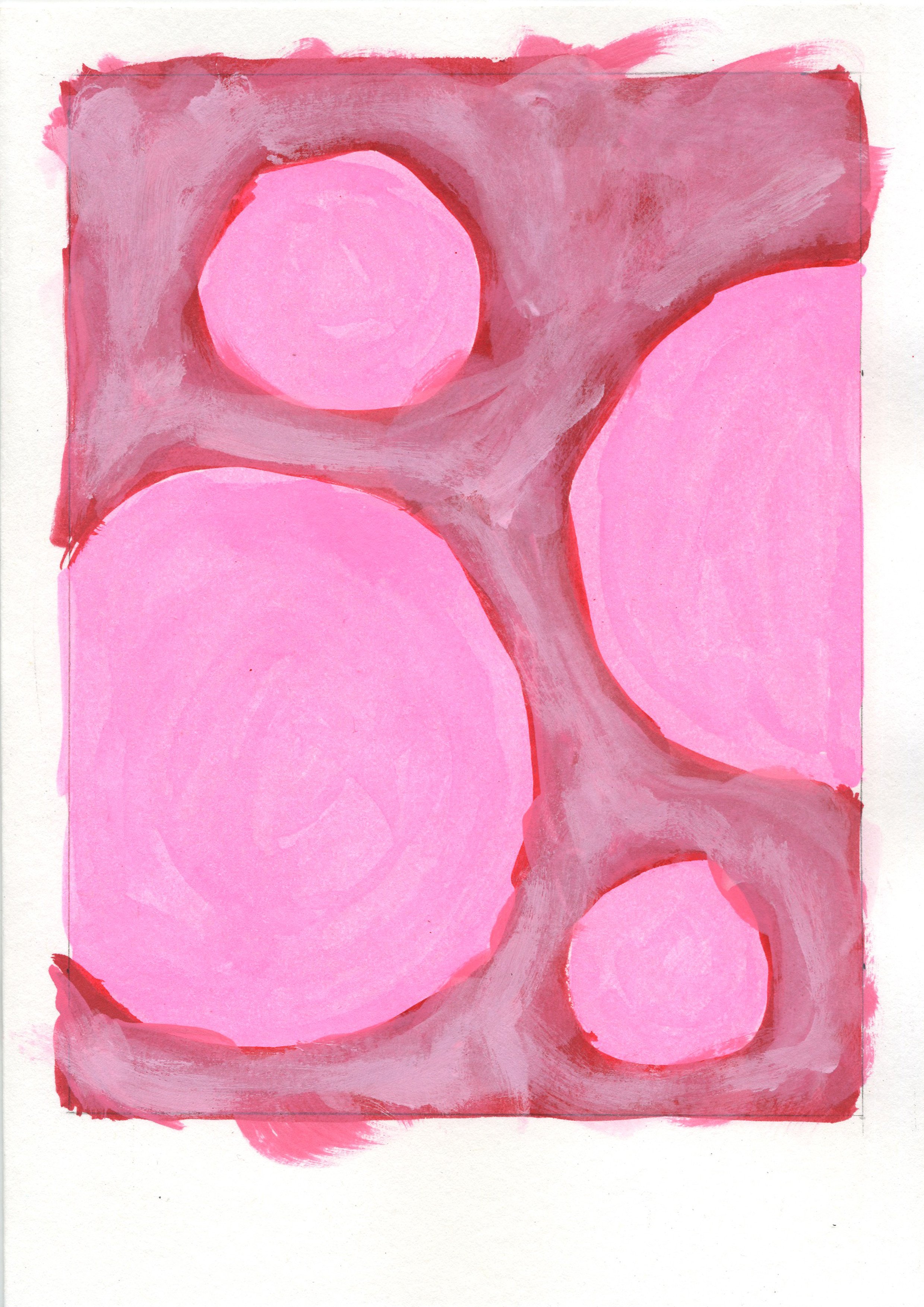 Issue 1 
(first copy drawing 2)
Four circles in a frame.
