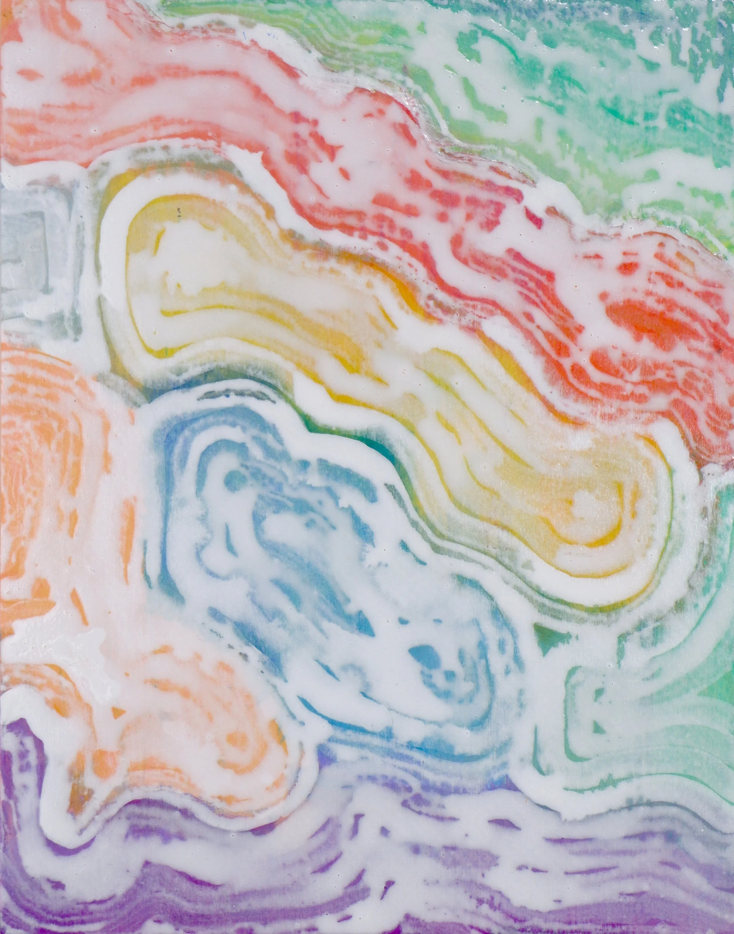 Contemporary British Painting Prize Winner 2026 also John Moores Prize Winner 2025 also Beep Painting Biennial Winner 2026 also Jacksons Art Prize Long-list 2026 / Acrylic on Wooden Panel / 28cm x 36cm / 2024