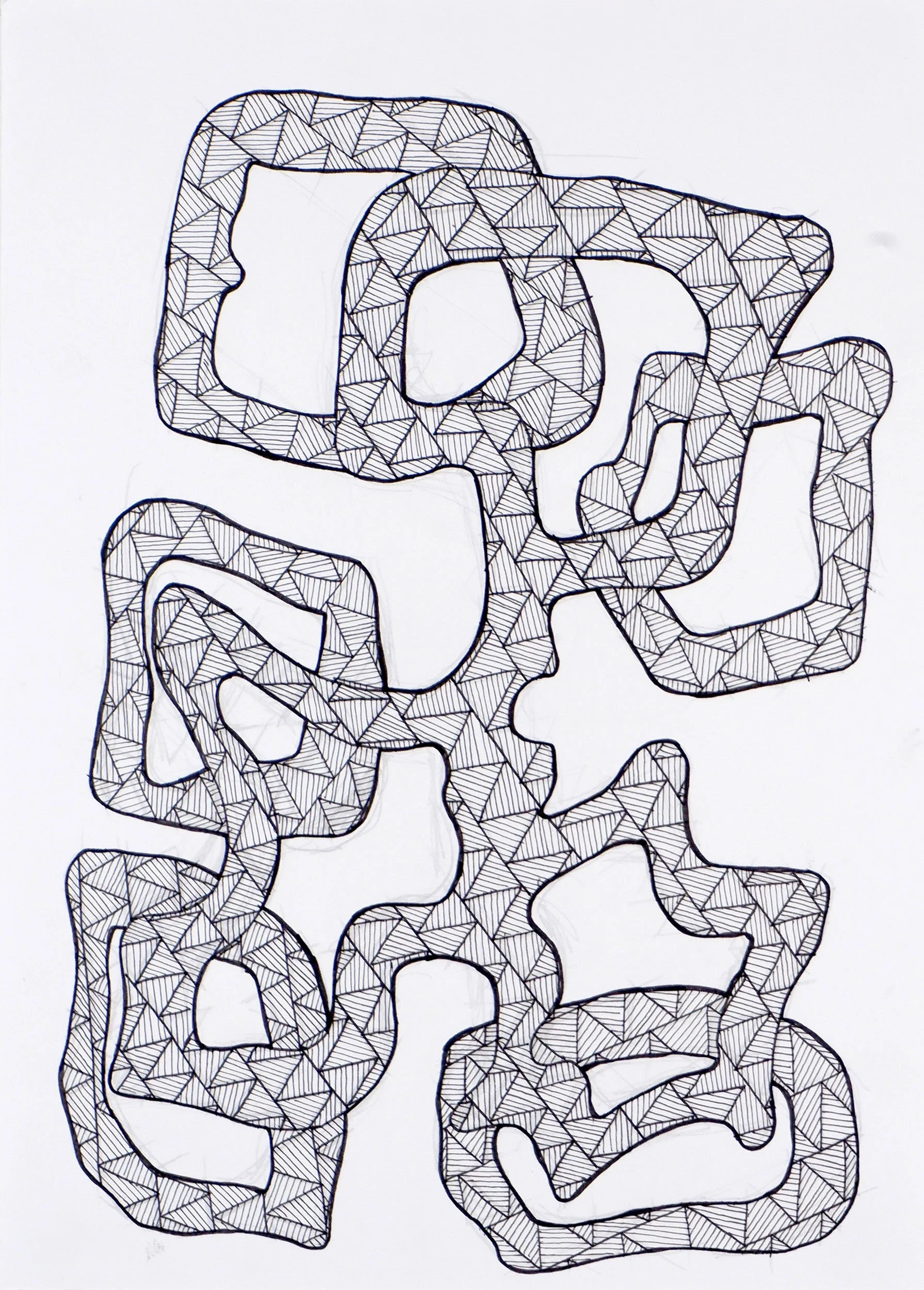 Untitled Drawing / Ink and Pencil on Watercolour Paper / 21 cm x 29cm /2022