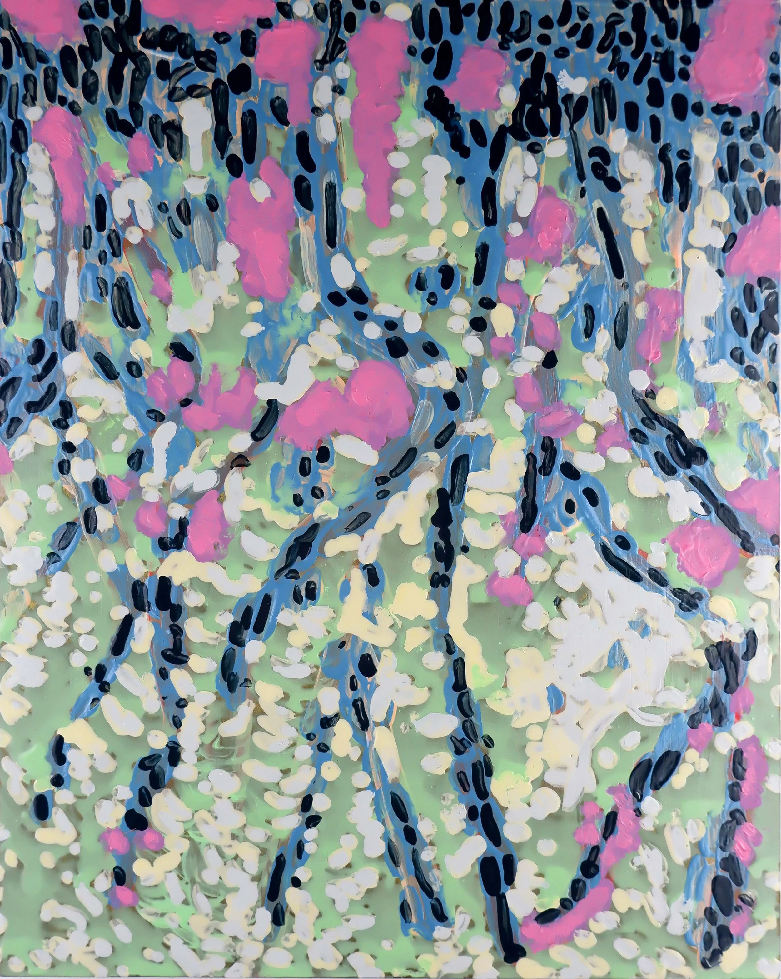 Respectable inclusion into the club / Acrylic on Wooden Panel / 20.5cm x 25.5cm / 2025