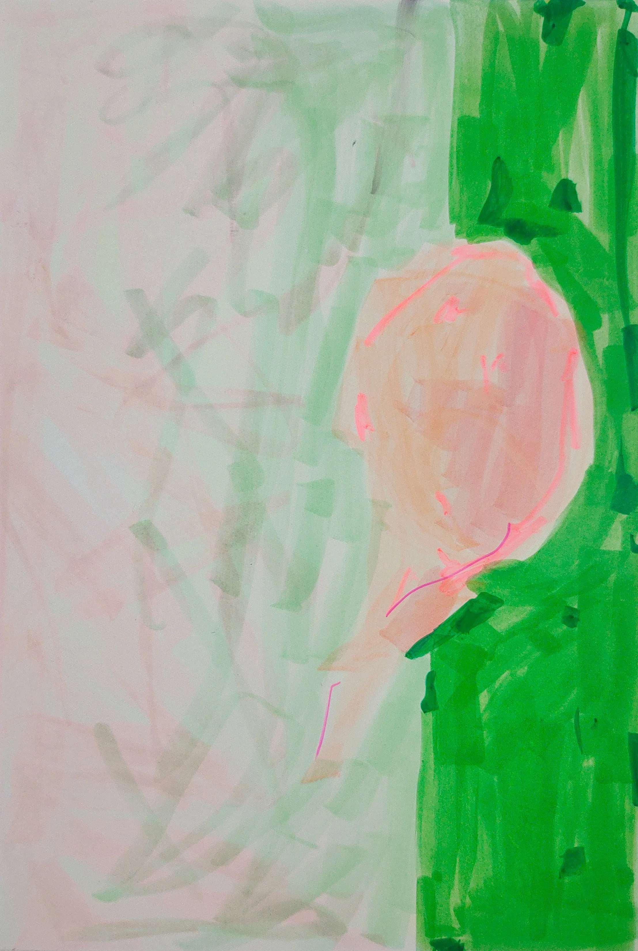 Untitled Drawing / Pen and Marker on Inkjet Paper / 10.16 cm x 15.24 cm /2010