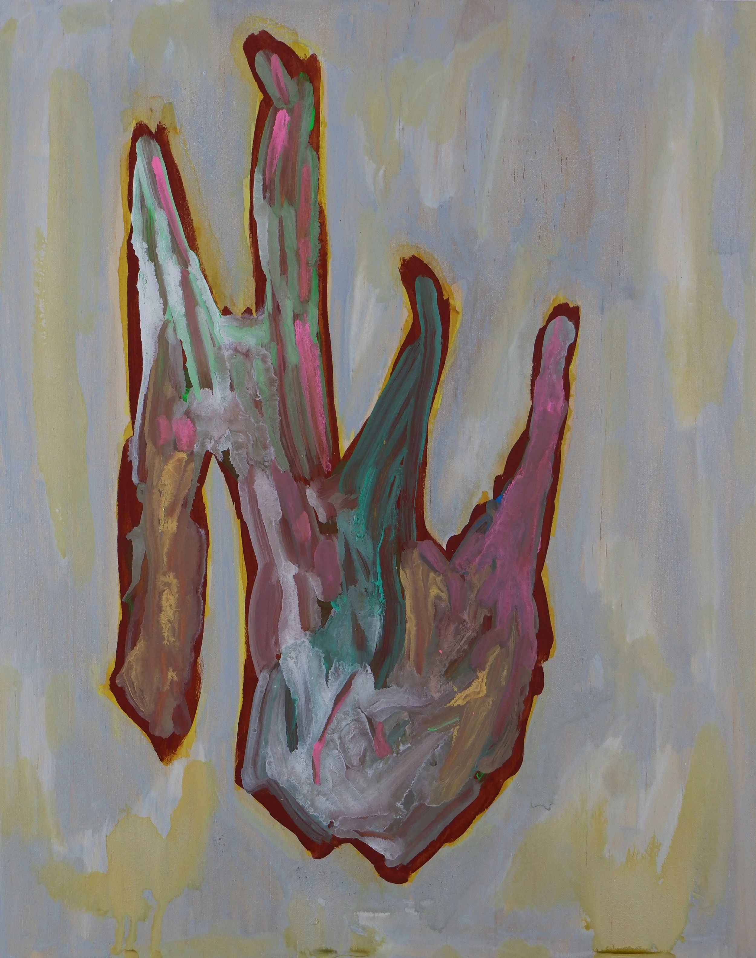 You must / Acrylic on Wooden Panel / 28cm x 36cm / 2023