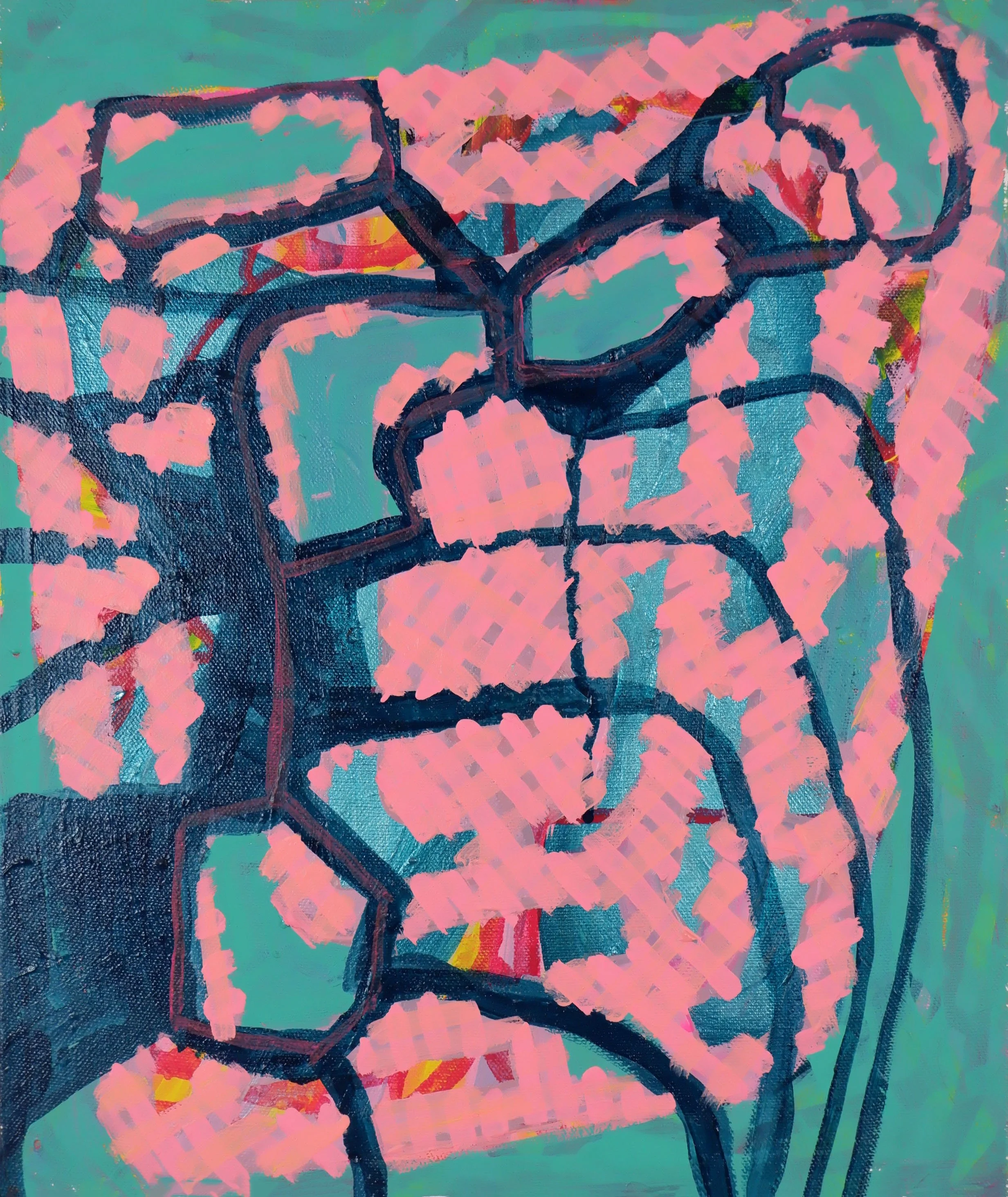 Hope and Hope /
Acrylic on Canvas / 
31.5cm x 38cm  /
2016