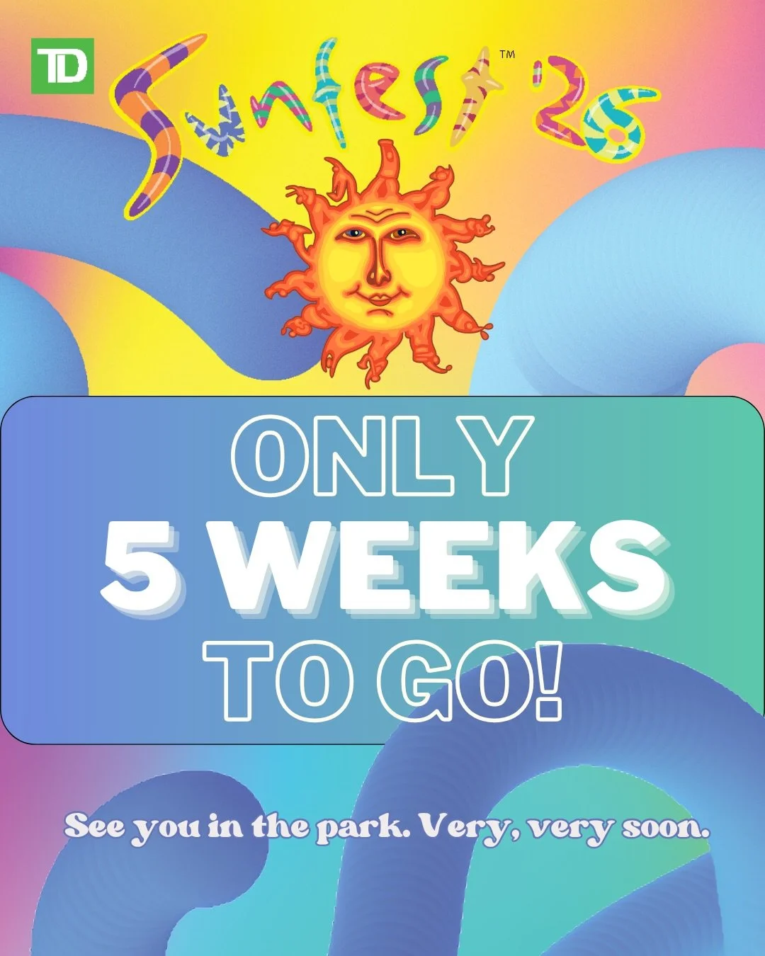 Five weeks from today, Victoria Park comes alive. ☀️🎶
52 musical ensembles. 5 outdoor stages. 4 unforgettable days.
And as always &mdash; completely free.

Mark it. Share it. Be there.

July 9&ndash;12, 2026 ✨

check out sunfest.on.ca!!

#Sunfest202