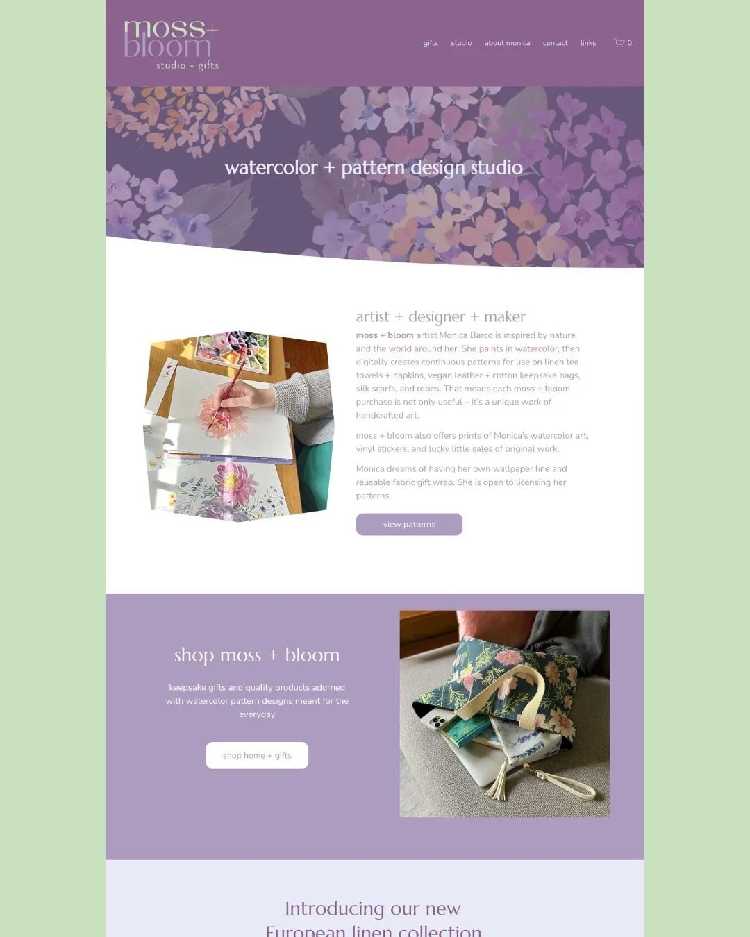 The Moss + Bloom website is officially live! ✨
A new home for watercolor art and thoughtful design — created to bring beauty and calm into everyday living. Explore European linen napkins and tea towels, the 2026 mini desk calendar, prints, and