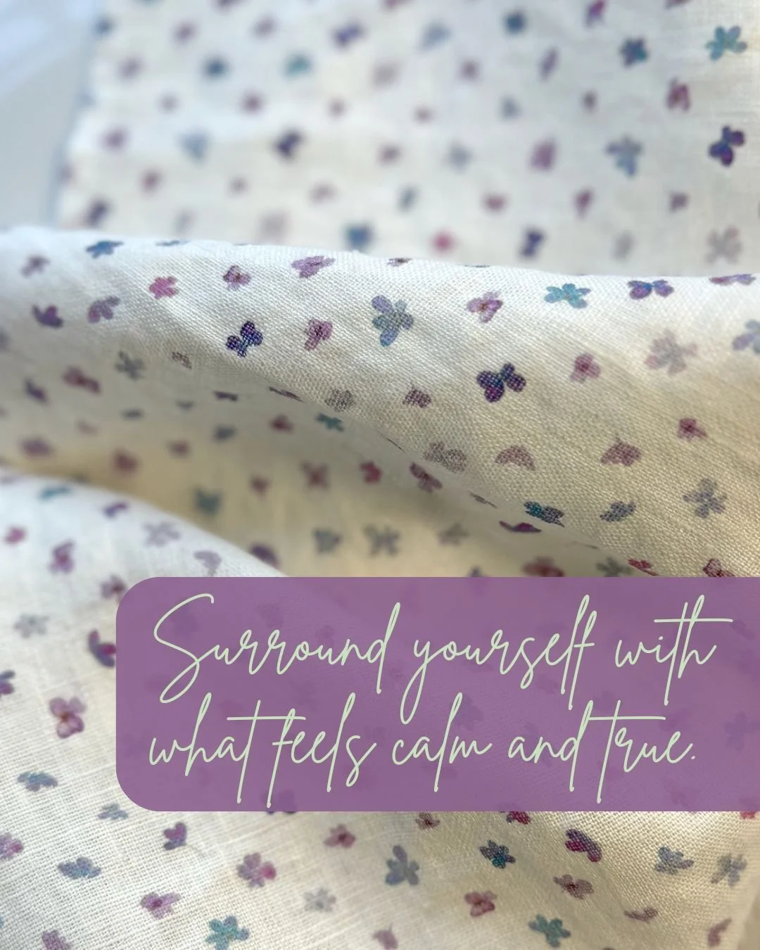 Surround yourself with what feels calm and true.

🌸 A gentle reminder for your weekend &mdash; and the heart behind every piece I create for Moss + Bloom.
#mindfulliving #slowmade #artandhome #peacefulspaces #intentionaldesign