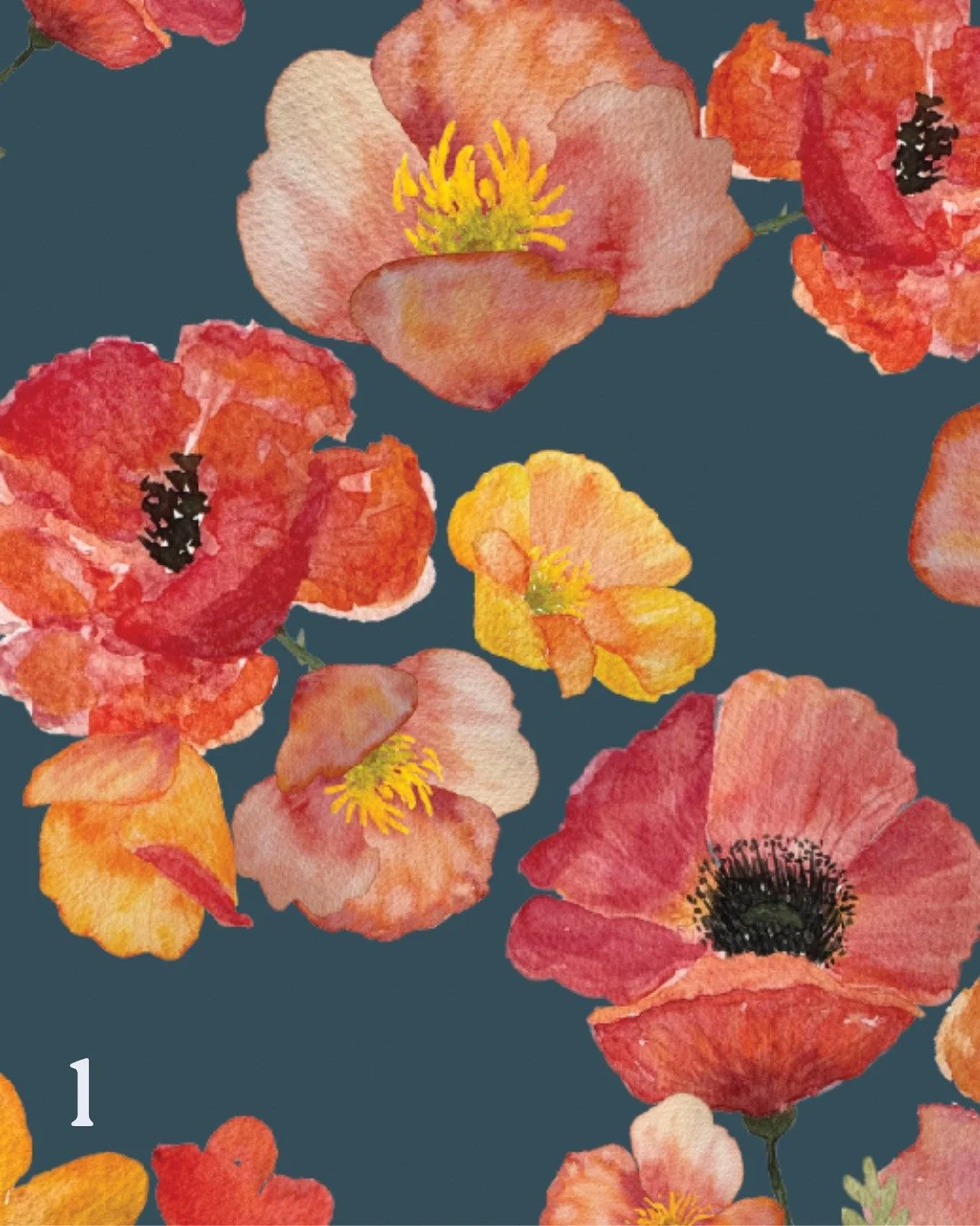 The world feels heavy, the winter is so cold, and life is so challenging on so many levels. 

I've been trying to keep my spirits up by painting poppies in bright reds, oranges and golden hues. It's been a good challenge for me since I usually lean i