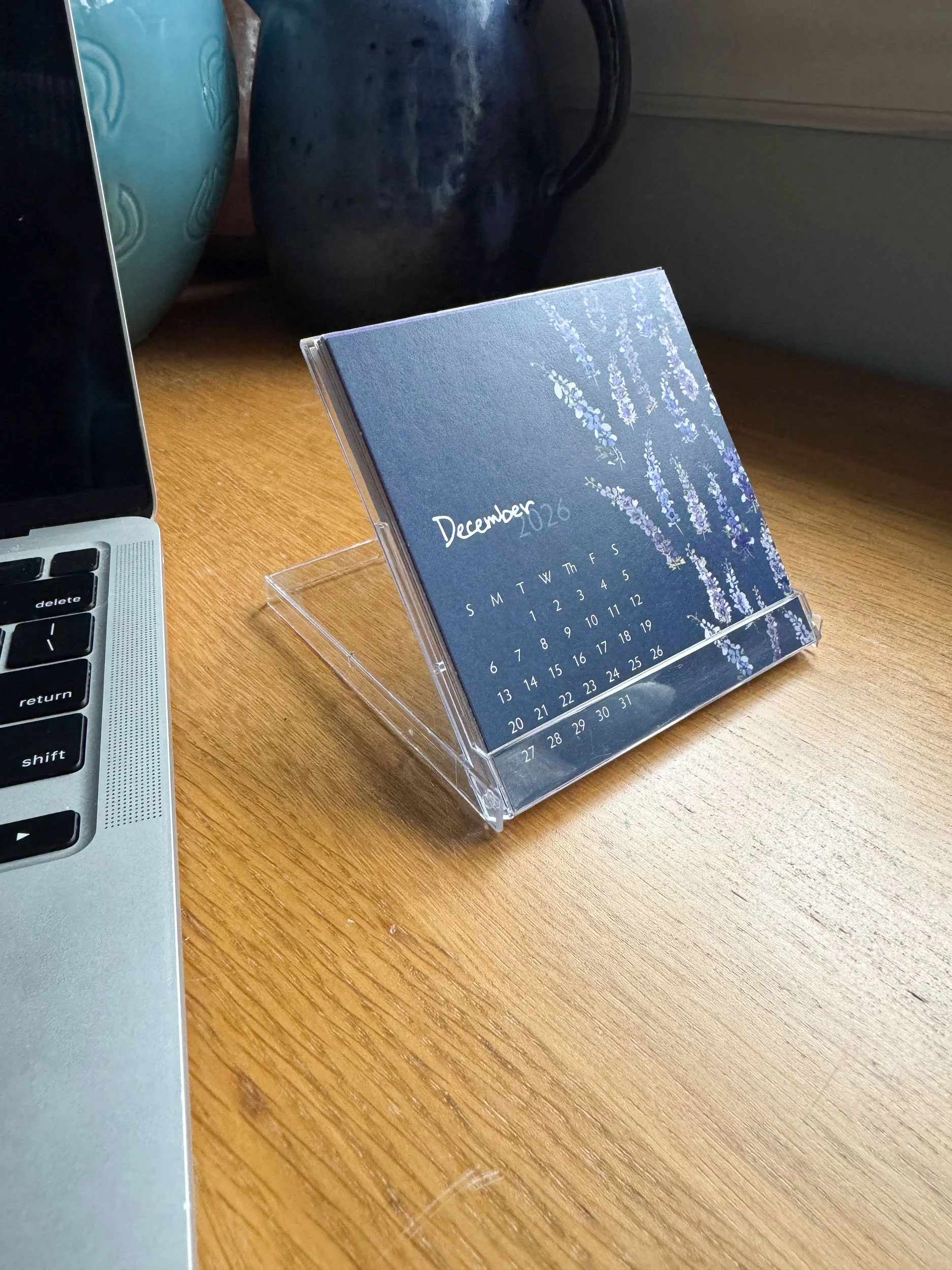 2026 Mini Desk Calendar – Colorful Edition