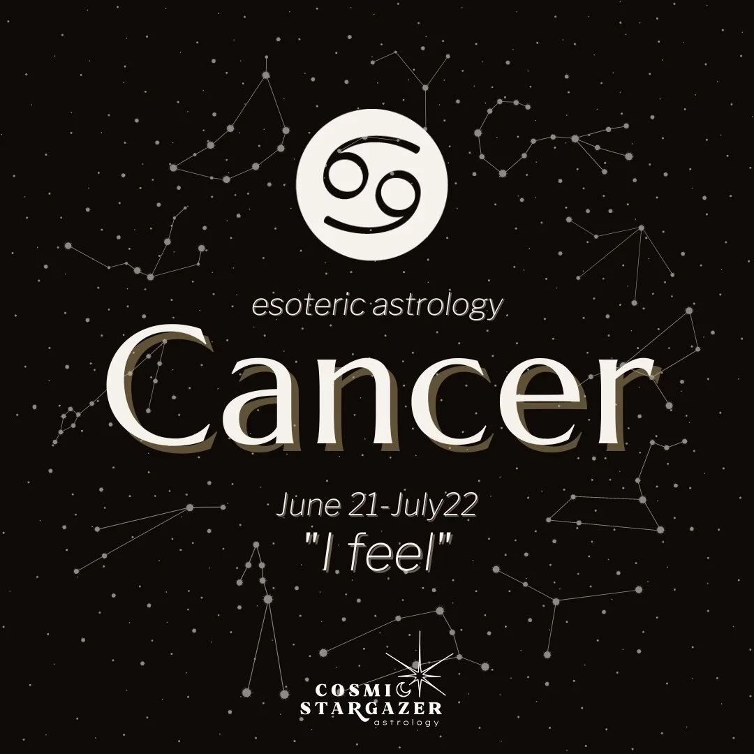 Welcome to the cosmic season of Cancer!⁠
🦀⁠
Did you know the glyph for Cancer not only represents the crab, but also breasts? Sure, this sign can be &quot;crabby&quot;, a little sharp &amp; protective...all out of love from a place of deep empathy. 