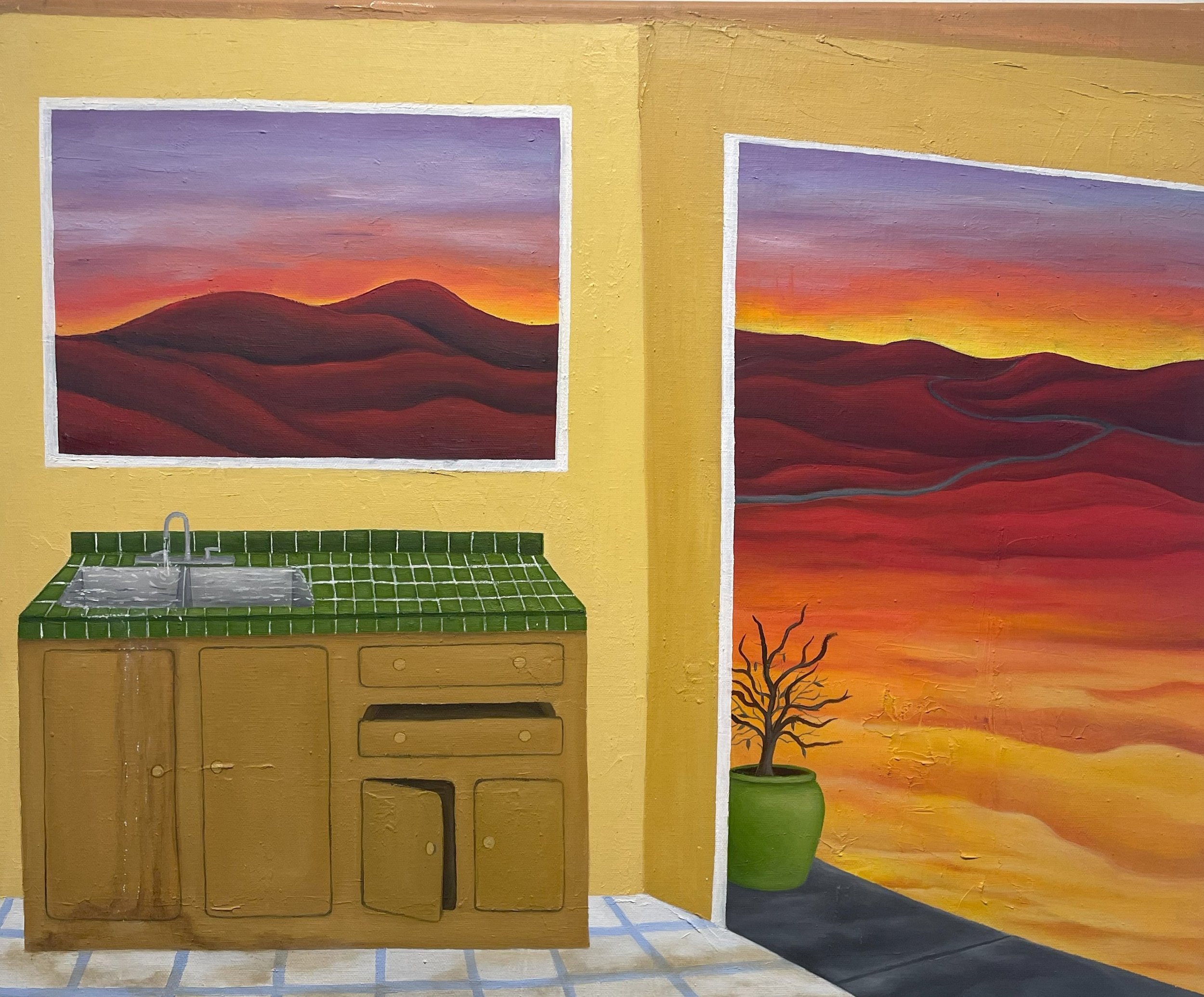 Don’t Forget About Me- Apaga la Agua
20” x 24” 
Oil on canvas 2024
$1,000

