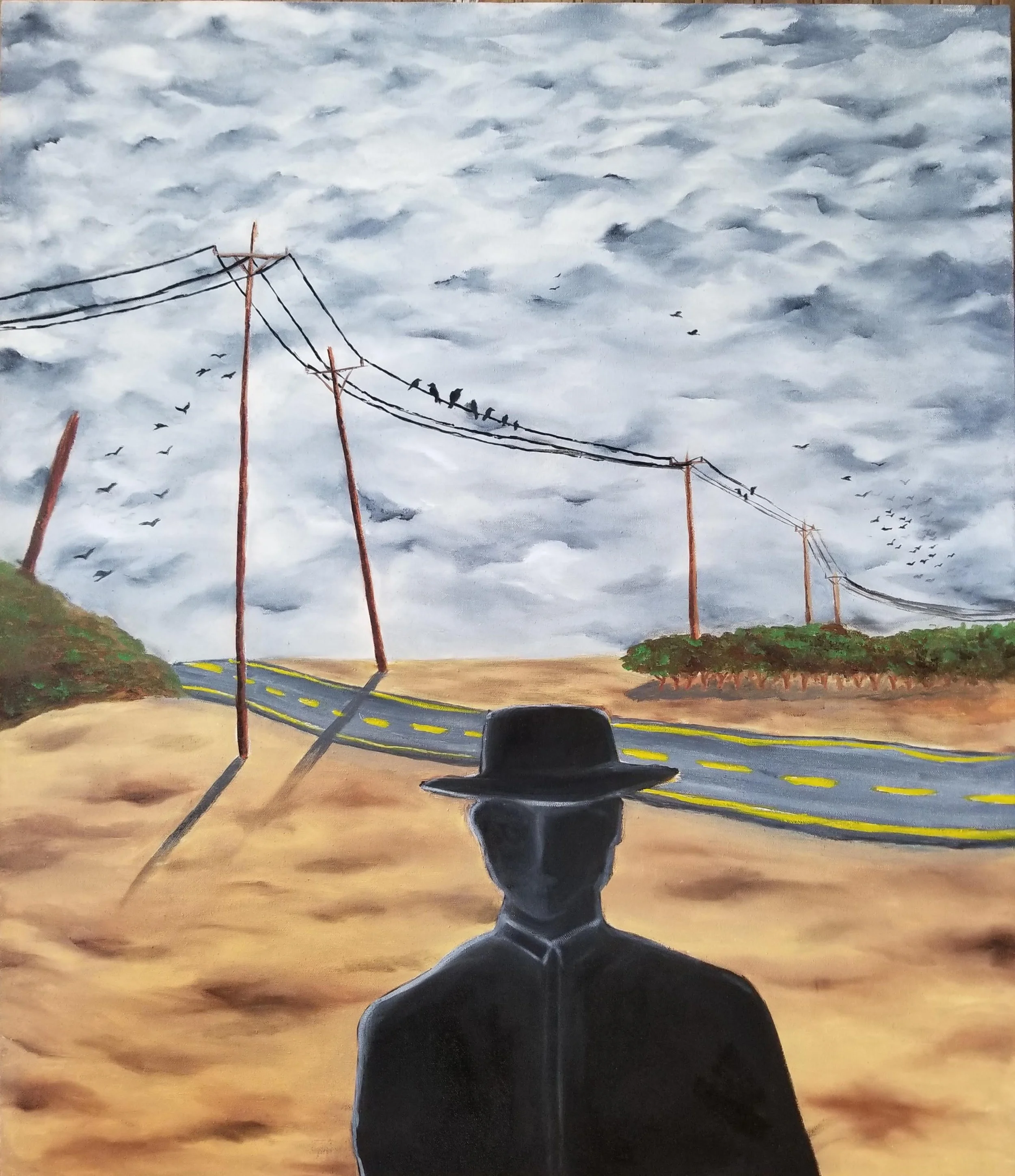 Delano, California 
30” x 24” 
Oil on canvas 2018
$1,500

