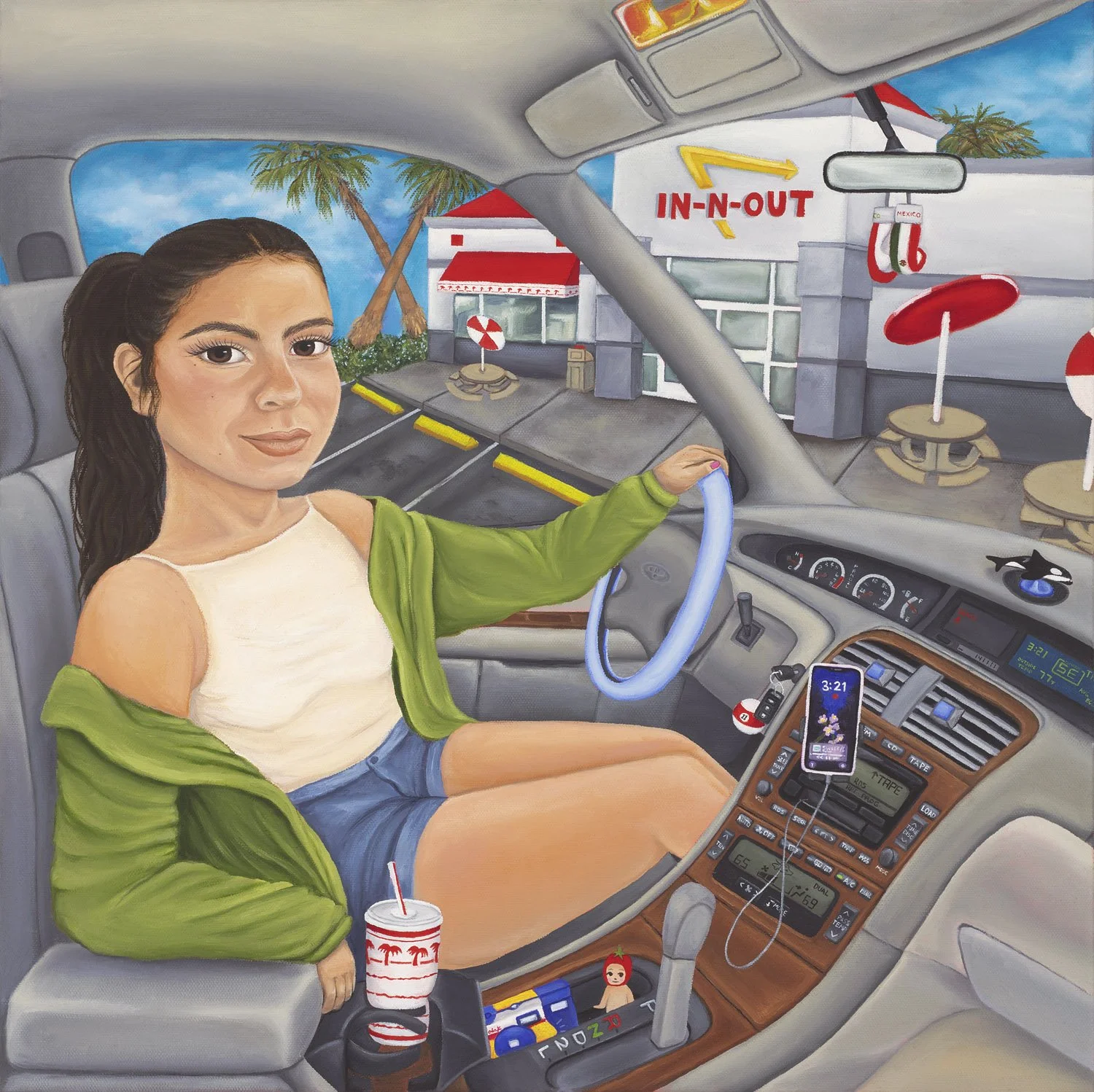 Grilled Cheese and a Side of Animal Fries
20” x 20” 
Oil on canvas 2024
$3,000

