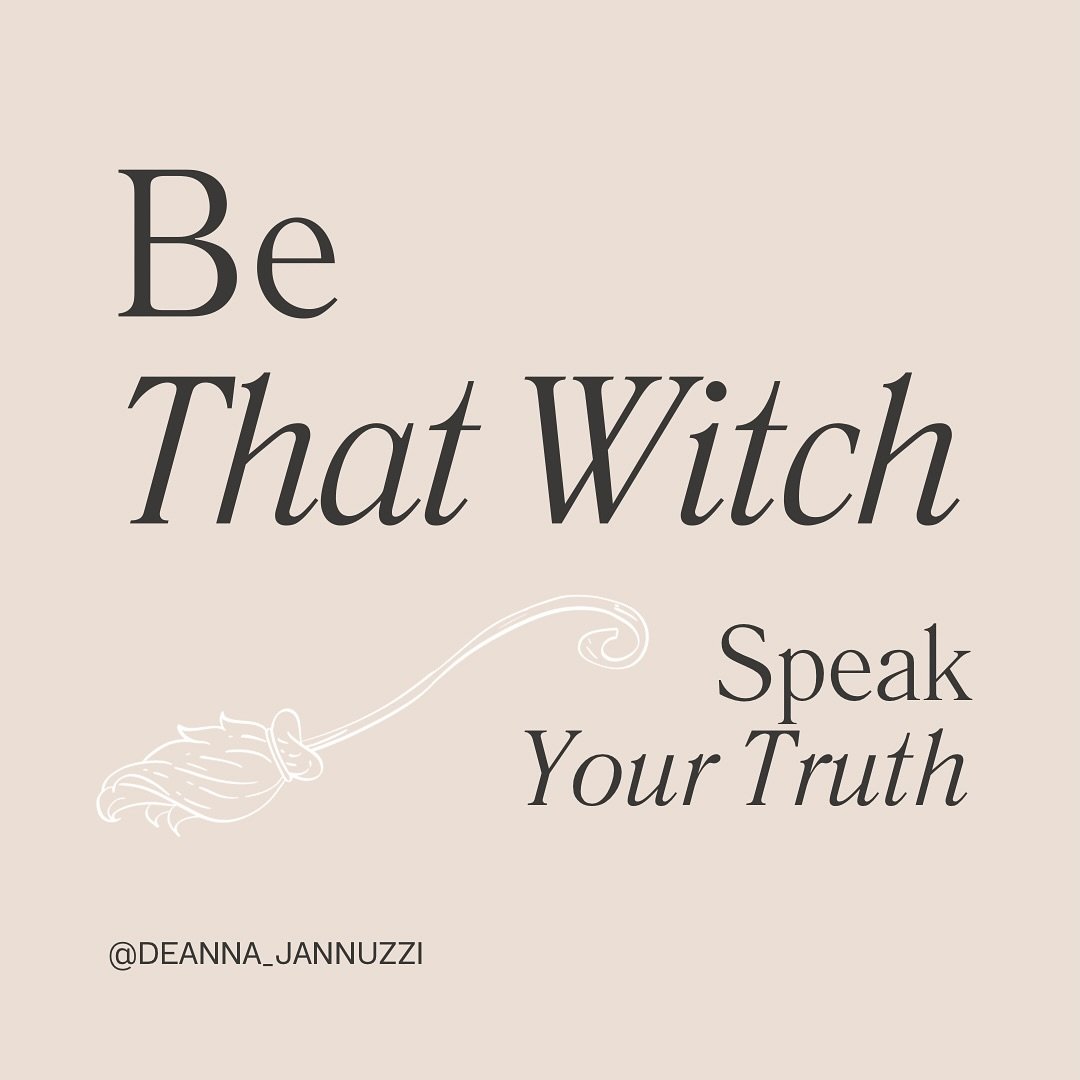Be That Witch, 🧹 ✨ 

Be THAT WITCH 

The one who speaks her truth, 
even when her voice shakes. 

✨ 

The one who redefines what it means to gather in sisterhood&mdash;building not only a circle, but a legacy of women standing strong together. 

✨ 
