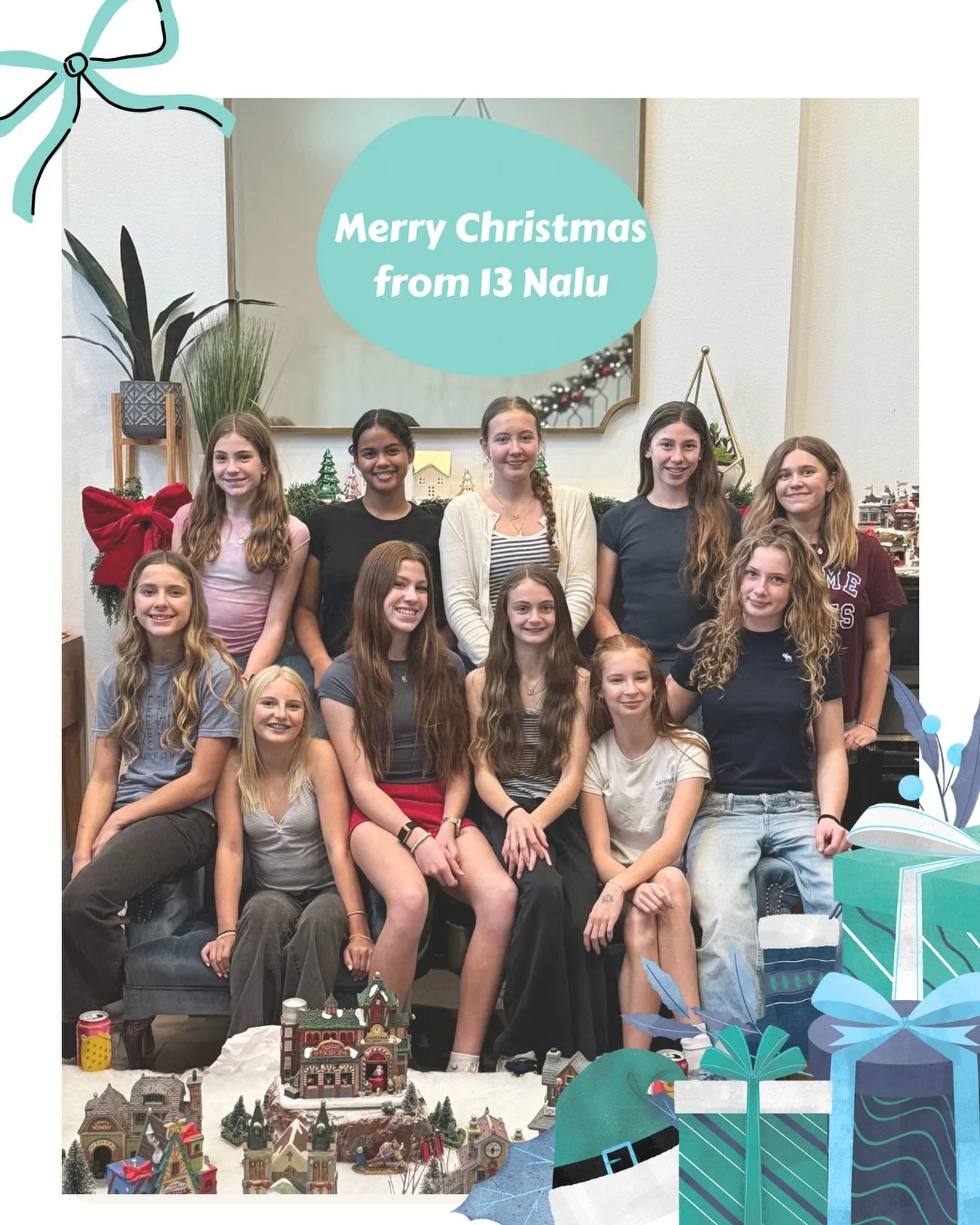 13 Nalu celebrating the holidays together 🎄
Wishing you an early Merry Christmas from our 13s 🩵