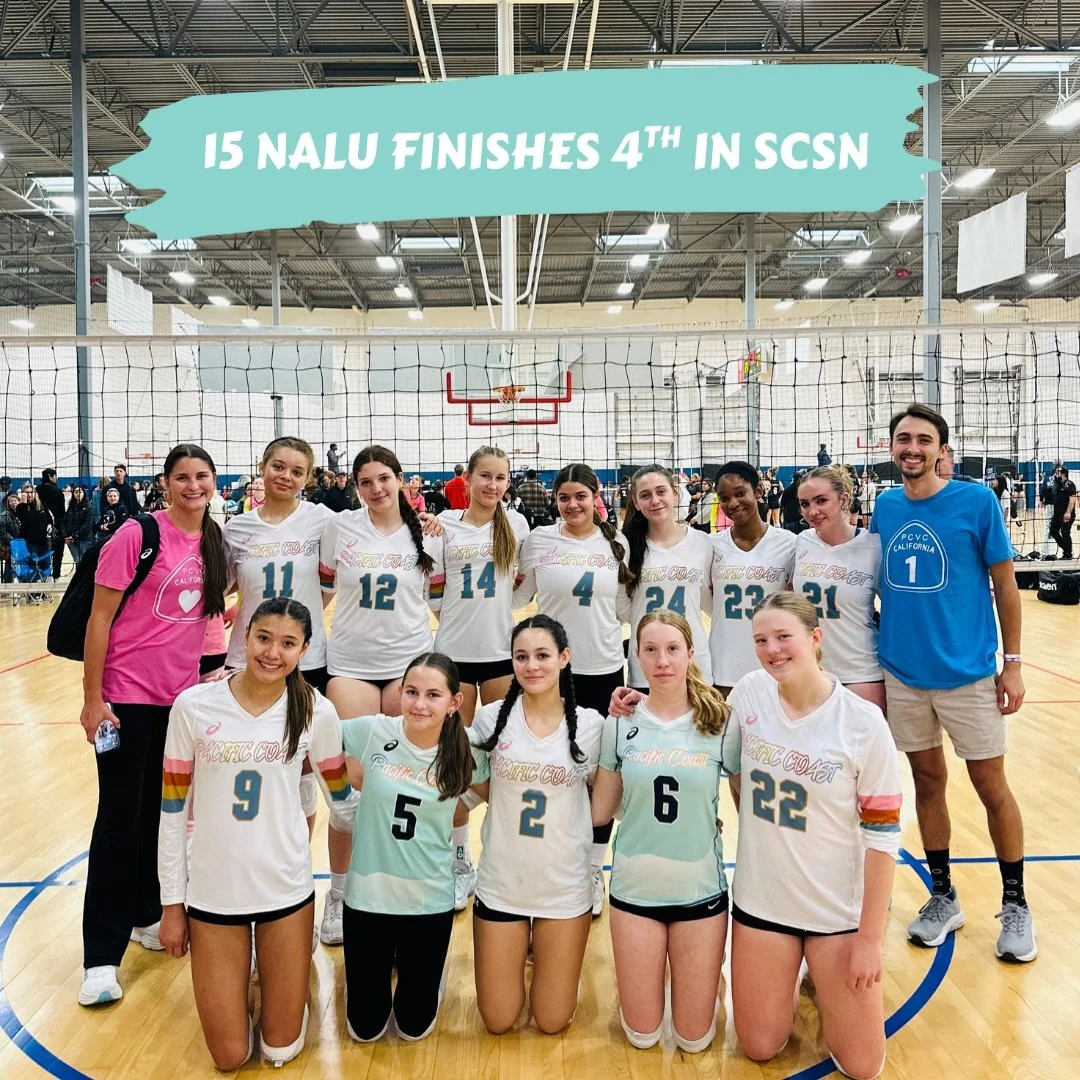What a weekend for 15- Nalu finishing 4th in SCSN! Congrats girls! This is only the beginning &amp; we cannot wait to see what else this season has ahead🩵

#pcvc #pacificcoastvolleyball