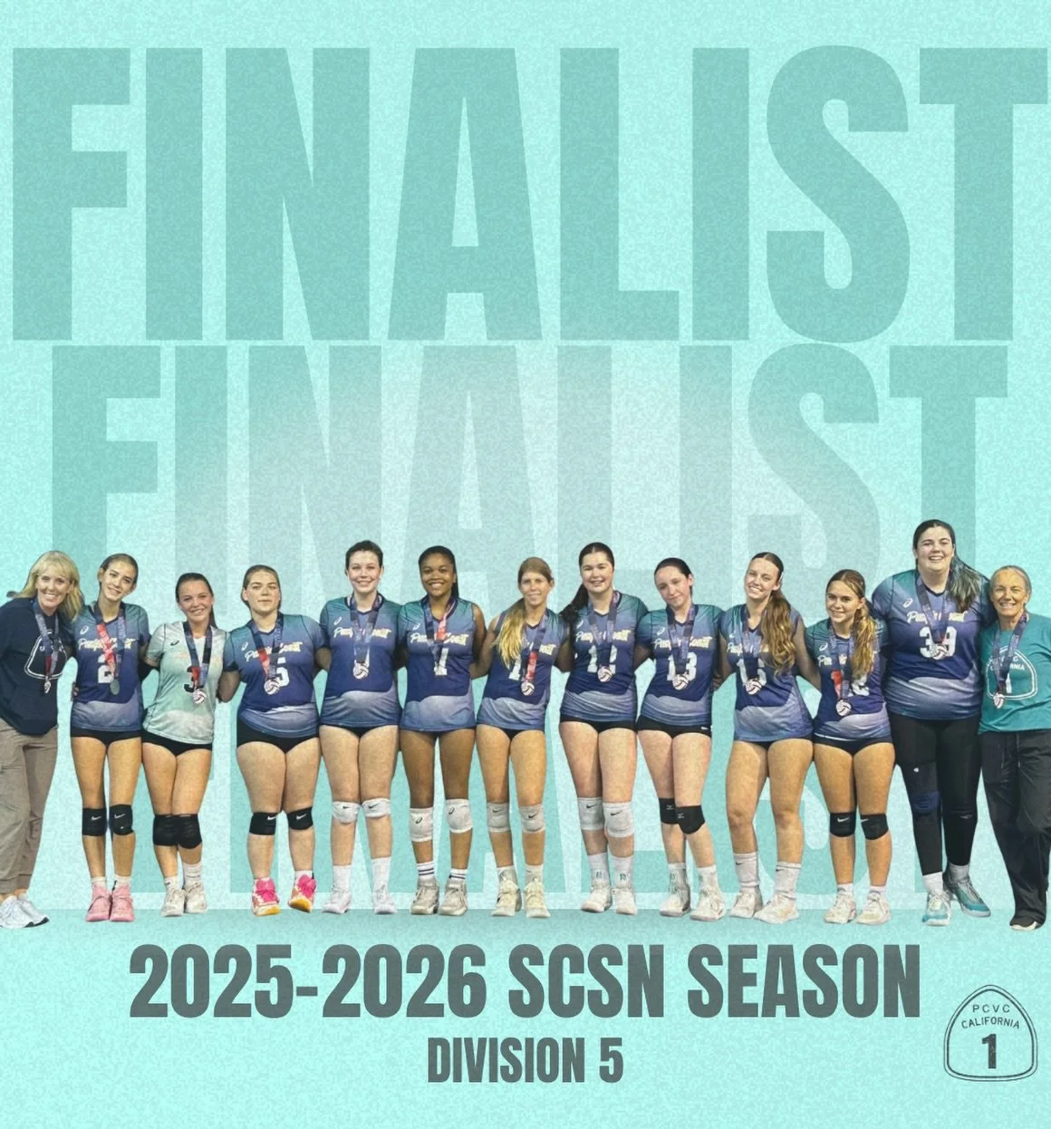 Congratulations 16 Nalu for finishing Second in Division 5 for their SCSN Championship! We are so proud of you all fo finishing together as ONE🥈🩵

#pacificcoastvolleyballclub #pcvc