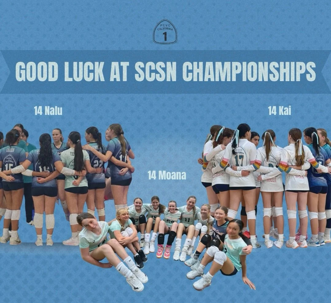Good Luck to our 14U teams competing this weekend in their SCSN Championships!

#pacificcoastvolleyballclub #pcvc