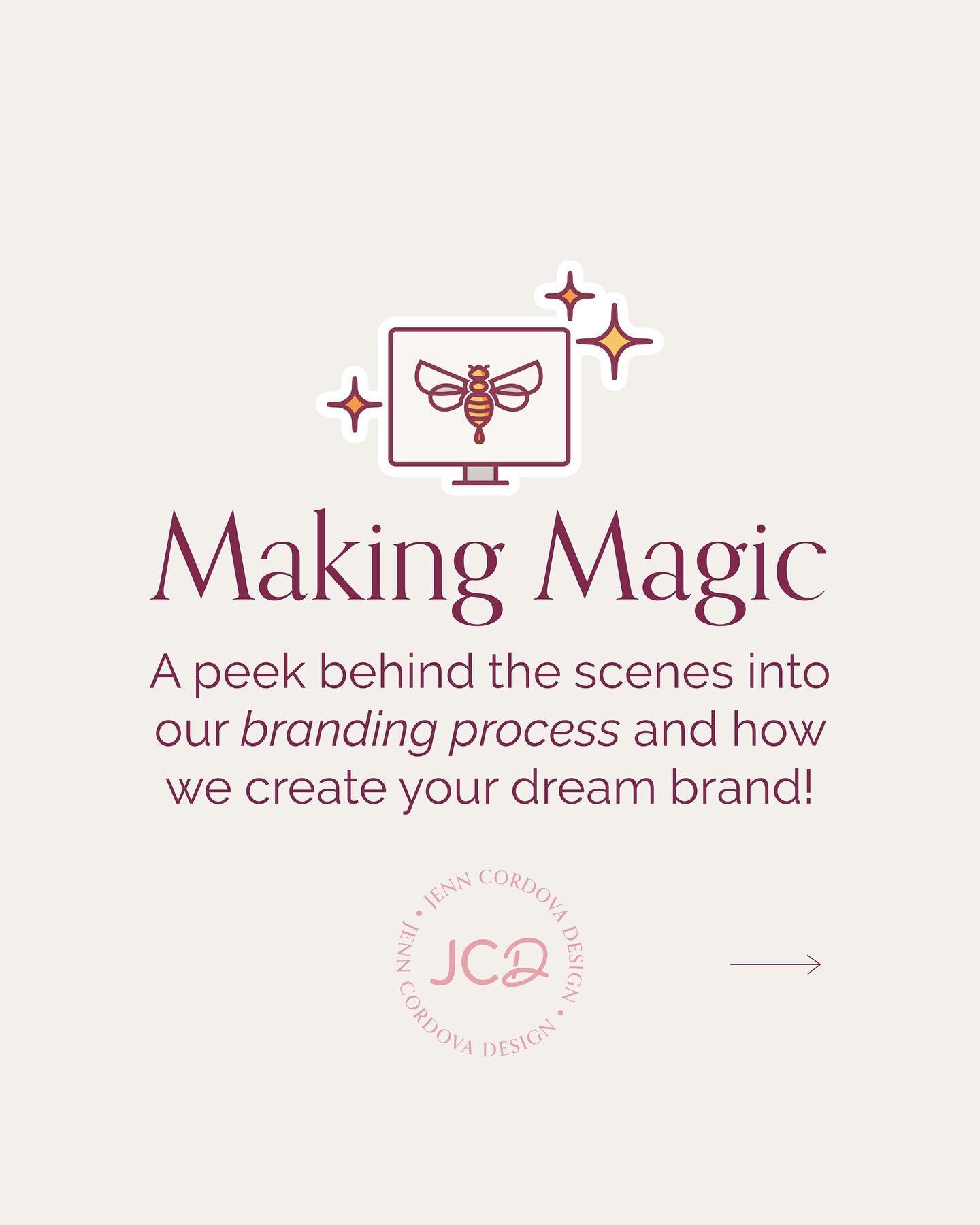 This is how the magic happens✨

What does it look like when you pick JCD as your design studio and have already selected the branding package that works best for your business? Let me introduce you to the Jenn Cordova Design branding process! ➡️

#br