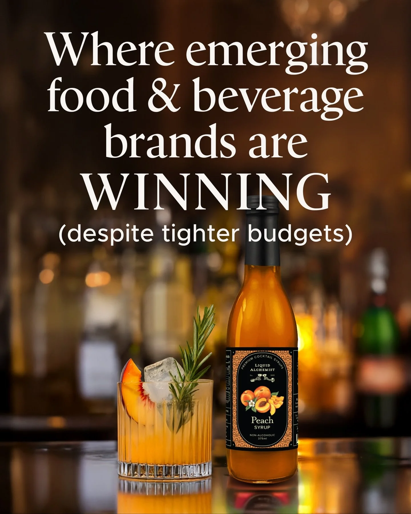 Emerging food &amp; beverage brands aren&rsquo;t winning by doing more. They&rsquo;re winning by doing less, better. 
✨ One hero product ✨ One clear customer ✨ One message that lands in seconds 
When budgets tighten, clarity becomes the advantage. Cl