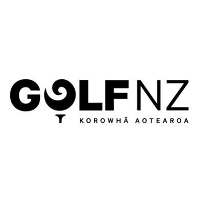 Golf NZ logo with the text 'Korowha Aotearoa' underneath