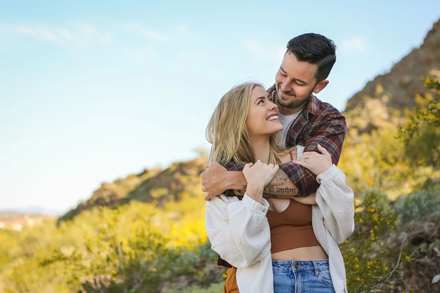 Met up with Emily &amp; Kevin on a beautiful spring morning in Phoenix to capture their sweet love for one another, and their love for music. Couples that play and pray together stay together! 

#ArizonaPhotographer #adventurephotographer #photograph