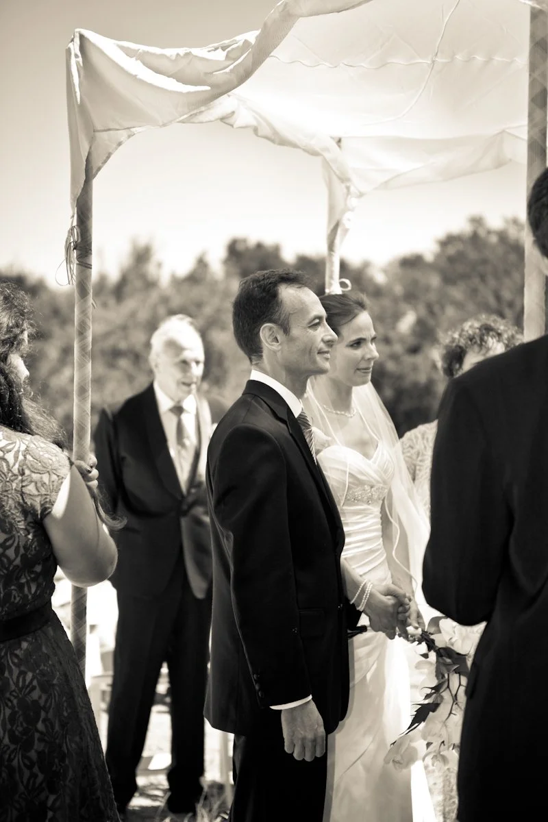 Jewish wedding ceremony, Scottsdale Arizona under a chuppah