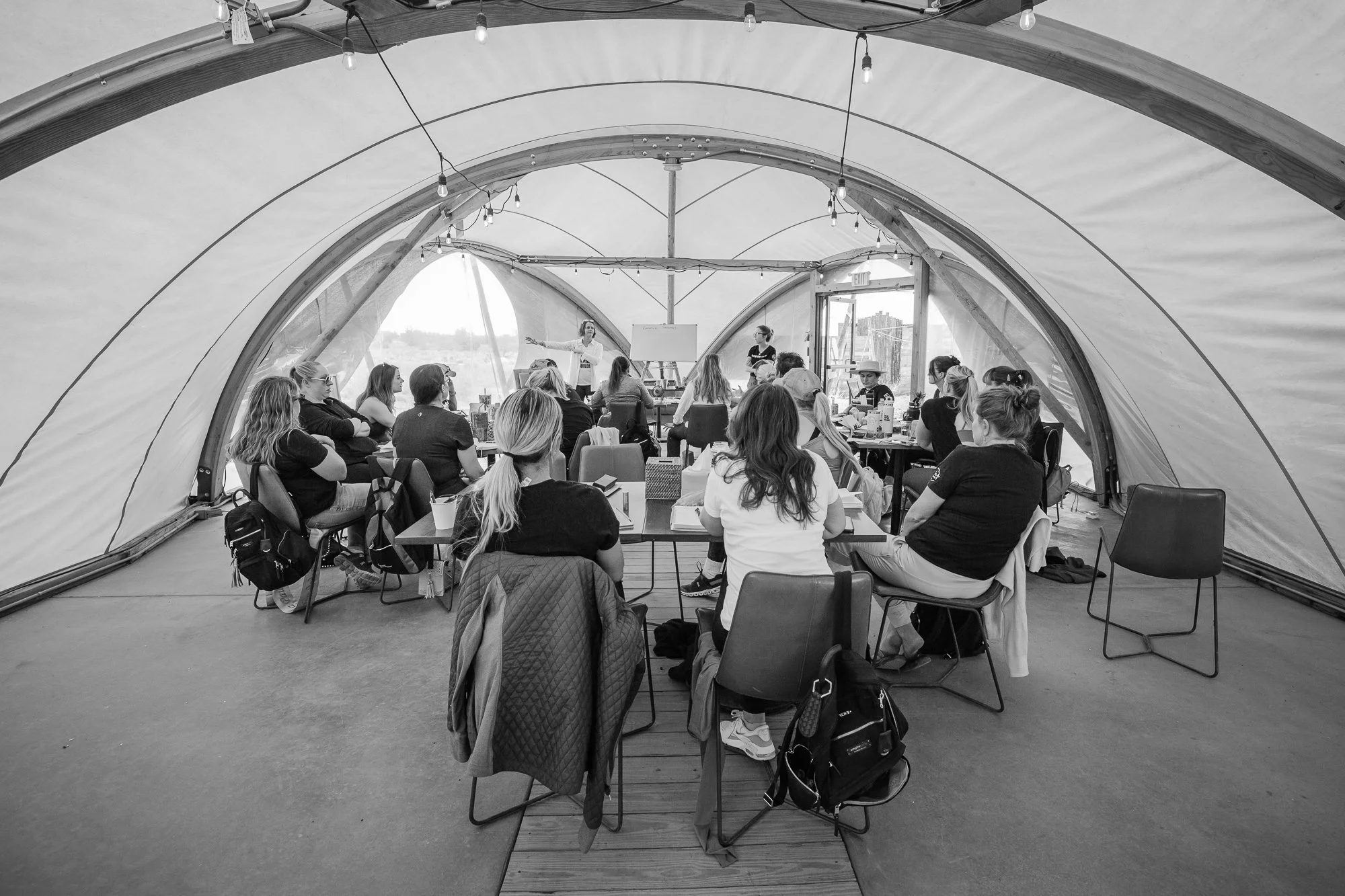 women's retreat Under canvas resort