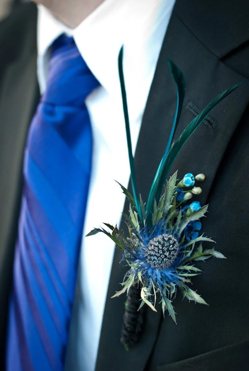 wedding photography Scottsdale, Arizona boutonniere detail photo