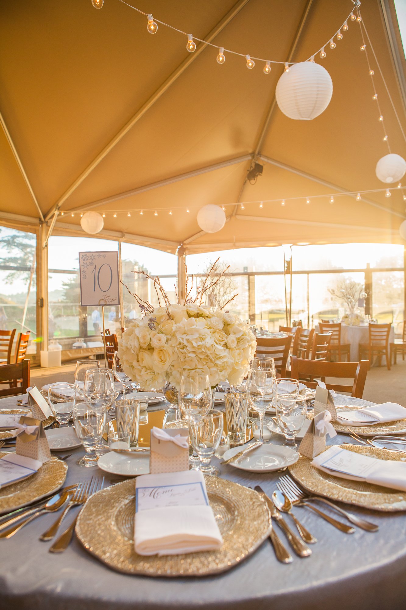wedding photography Scottsdale, Arizona elegant reception table setup shot