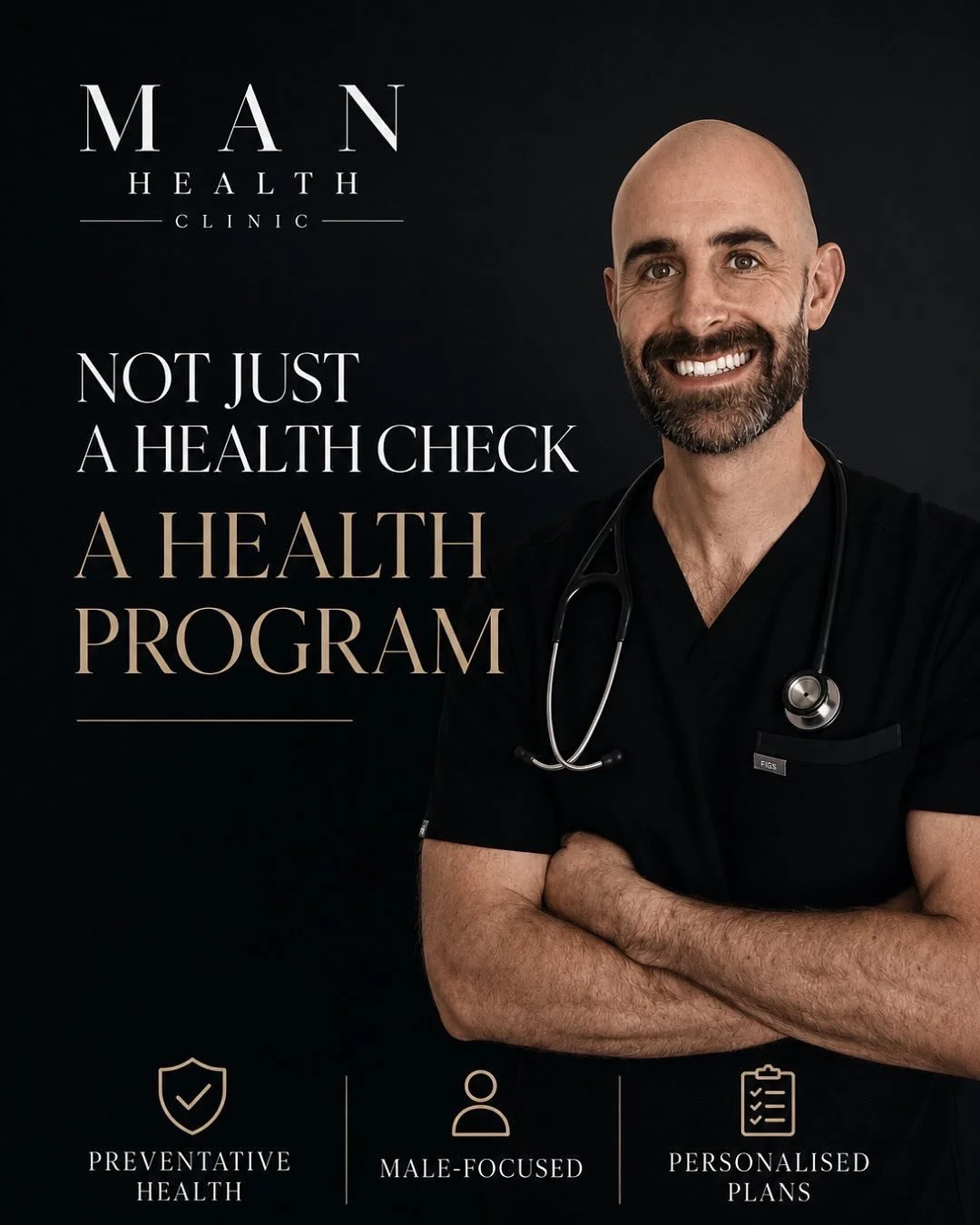 Men&rsquo;s health is men&rsquo;s WHOLE health.

Too often, we focus on a single number, a single symptom, or a single test result. But men&rsquo;s health is bigger than that.

At MAN Health Clinic, our WholeMAN Program takes a broad view. We look at