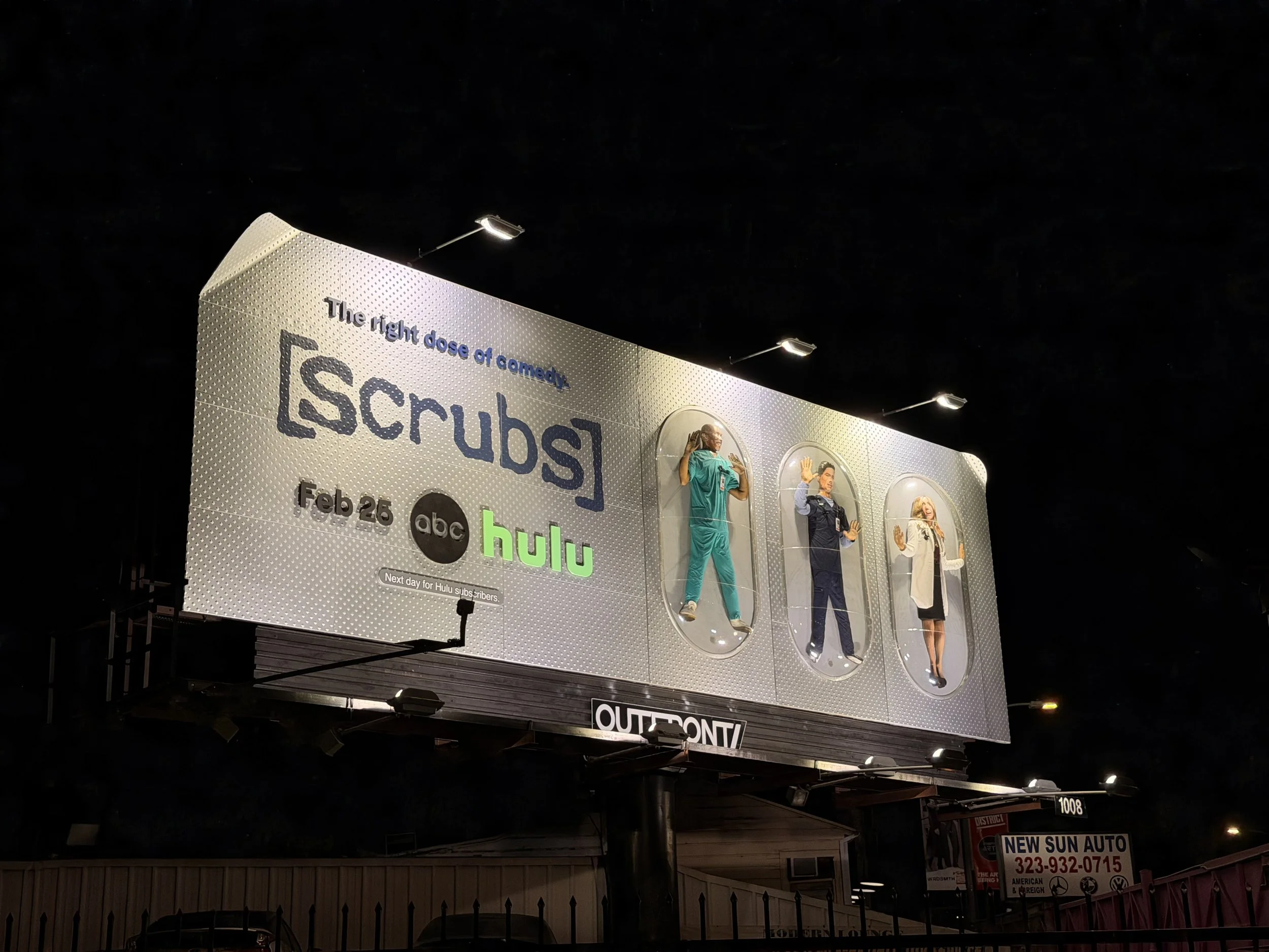 "SCRUBS" Reboot 2026 Billboard