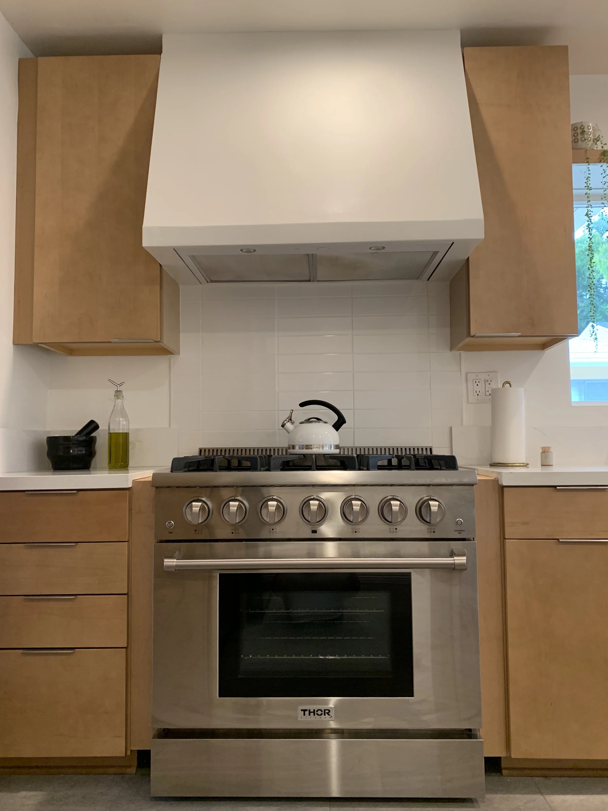 The Kitchen: Custom Range Hood Covers