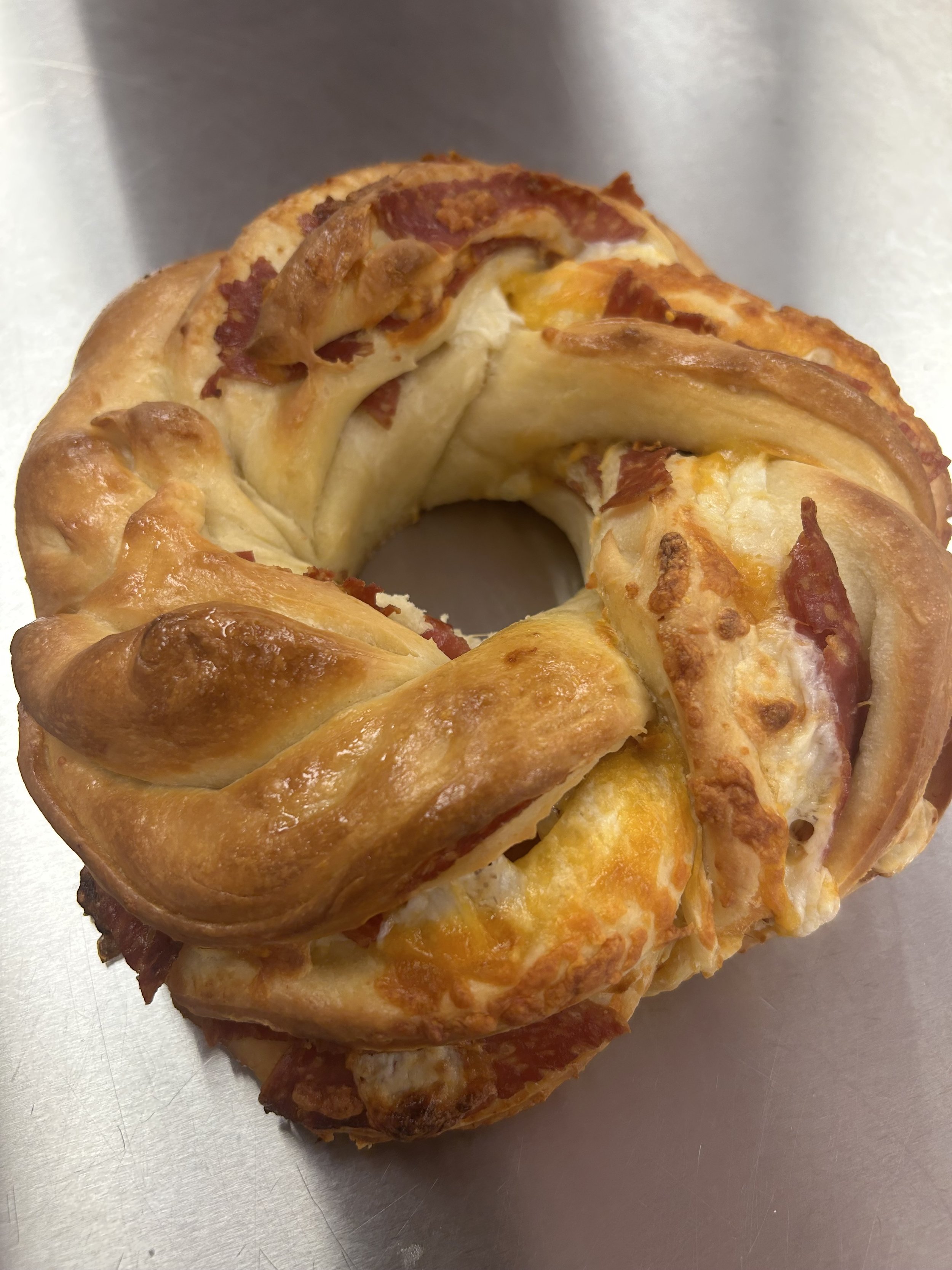 Ham and Mozzarella Braided Loaf