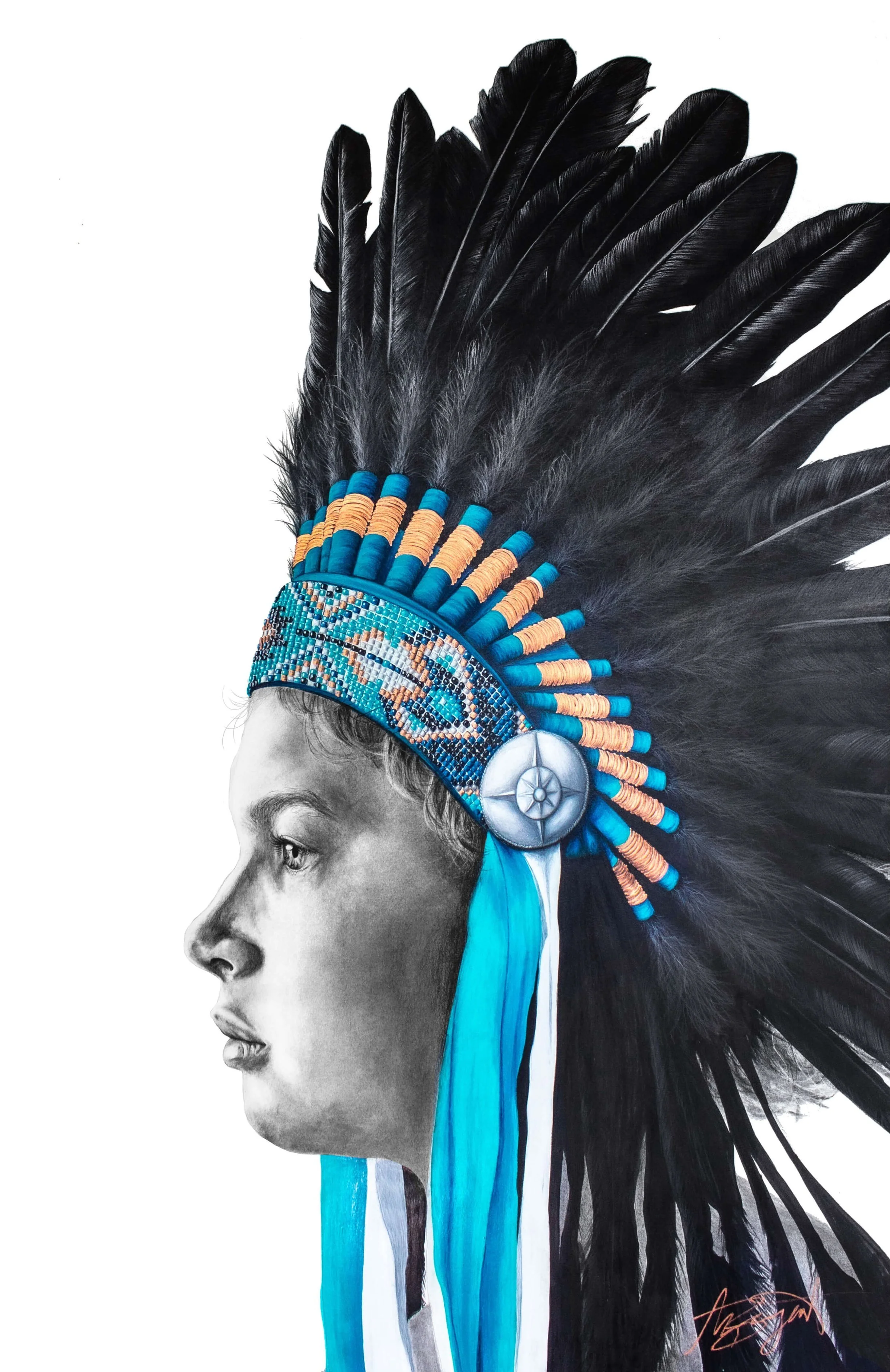 Native+American+Indian+boy+drawing+in+full+headdress+braxton.jpg