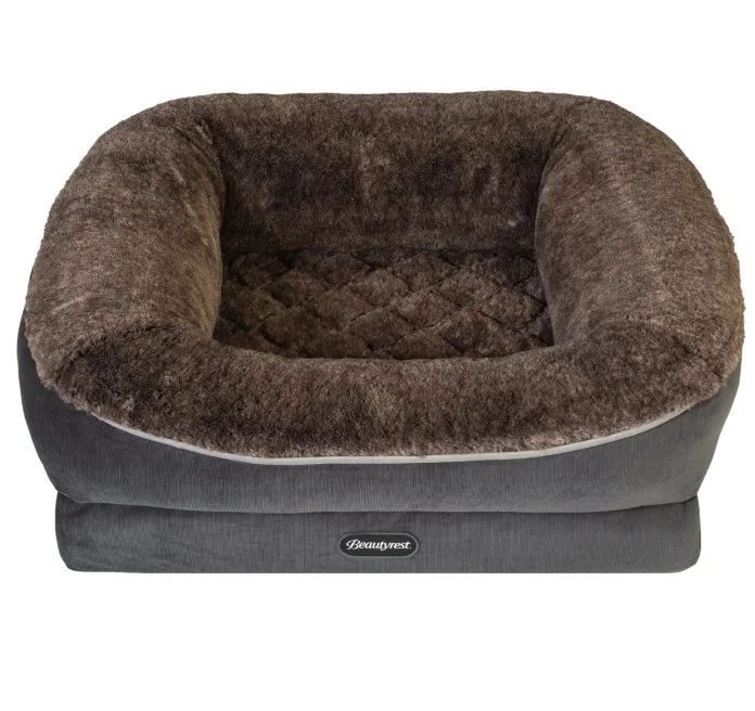 Beautyrest Ultra Plush Cuddler Pet Bed Gray2.jpg
