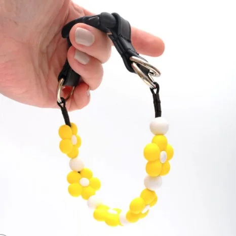 MG Flower Beaded YELLOW Dog Necklace.jpg