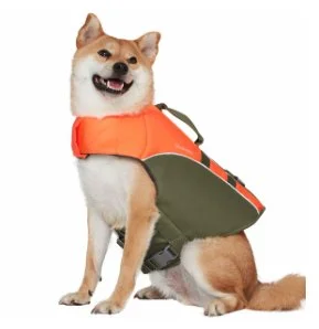 BP - Reflective Dog Life Jacket Orange and Olive.jpg