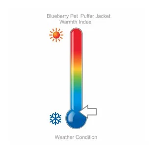 BP Waterproof Quilted Puffer Dog Jacket warmth scale.jpg