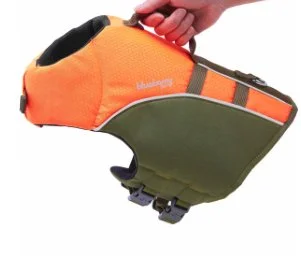 BP - Reflective DogLife Jacket neon orange and dark olive.jpg