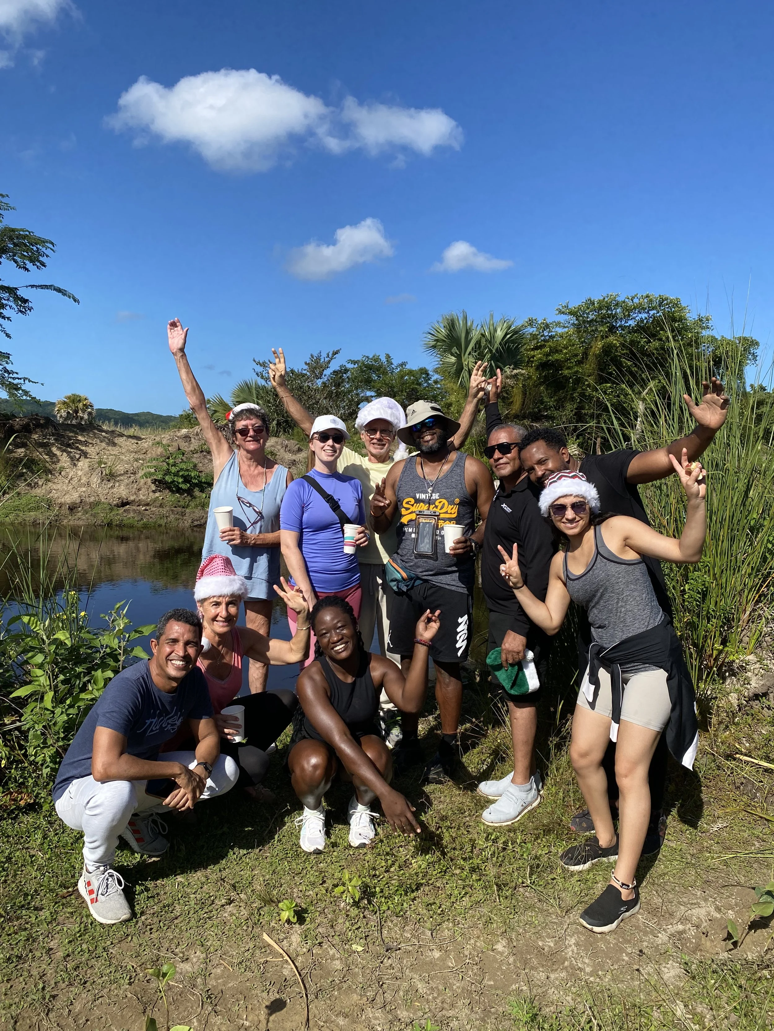 L’Agence Team Joins Native Plant Restoration in Cabarete Lagoon