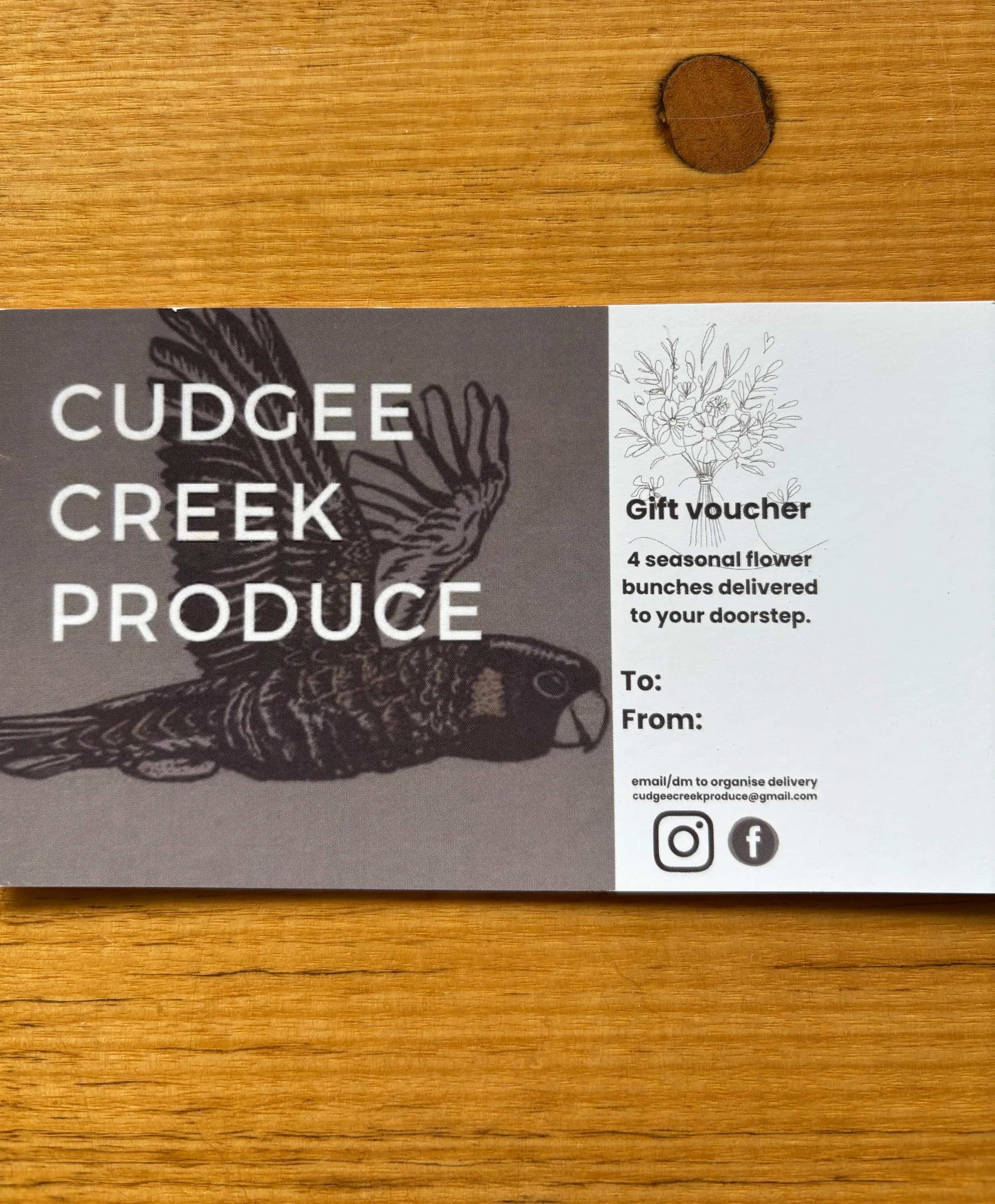 Gift Card - 4 seasonal flower bunches