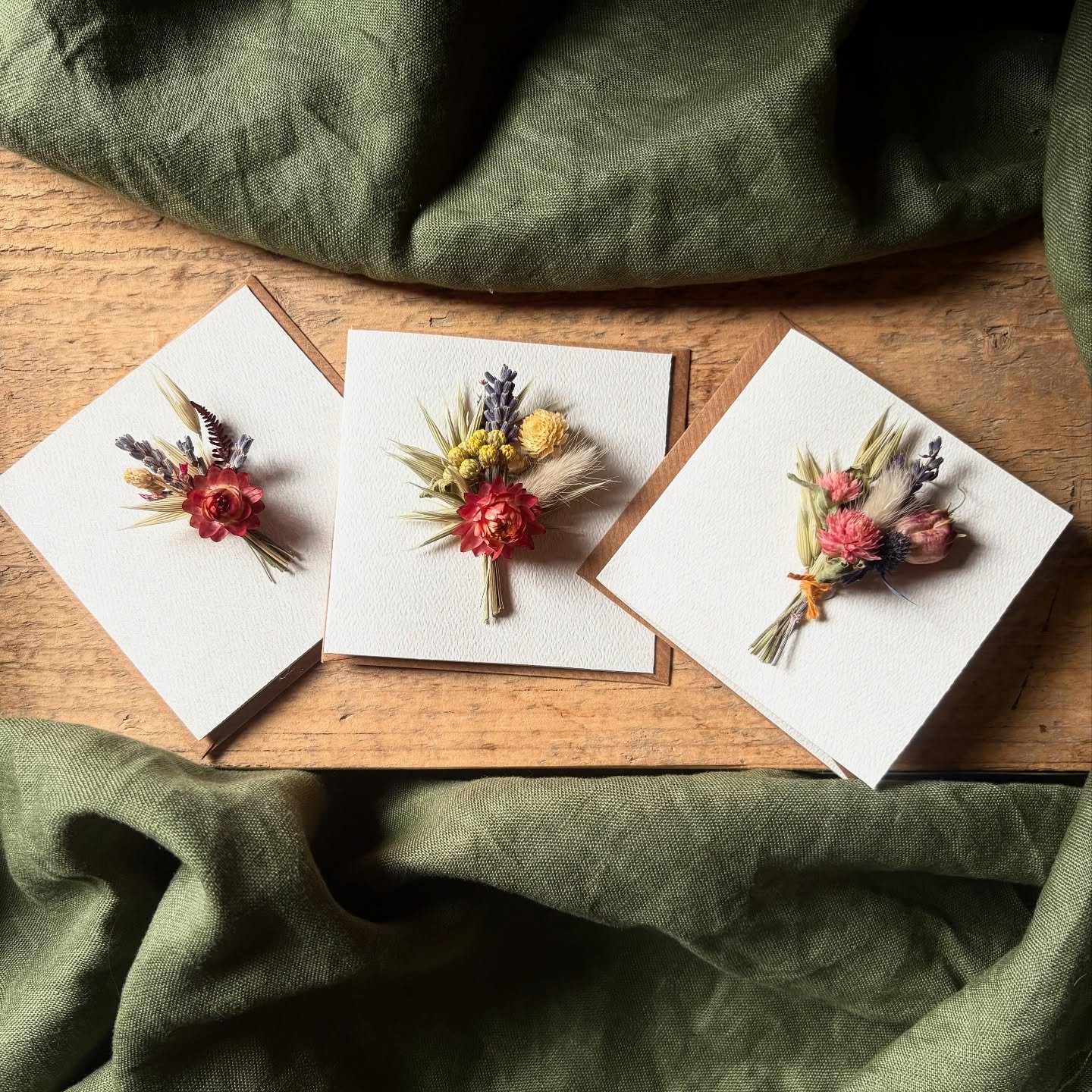 New Product ! 
Dried flower cards, the perfect way to elevate your gifting game. Handmade by us - For the dreamers, gift givers and the nature lovers. 🌙🌱

 available from today @hbc_sharrowvale 

#bohovibes #driedflowermagic #handmade #slowmadegood