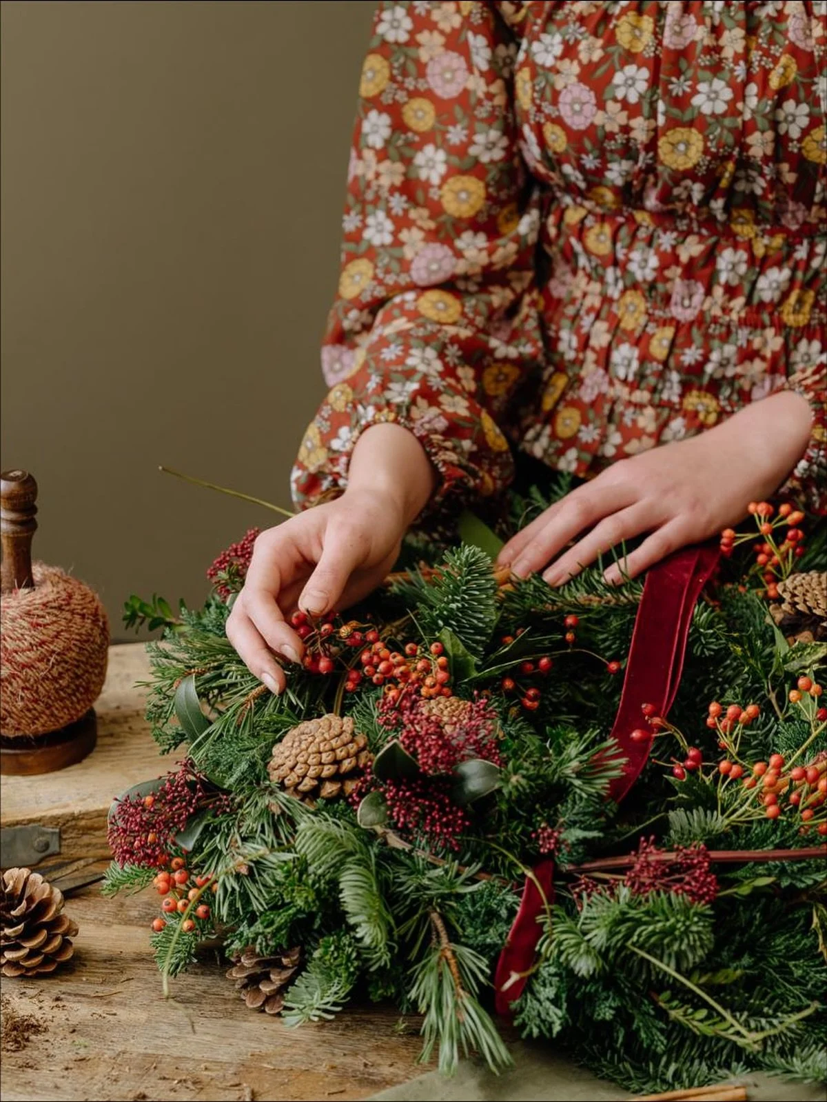 Yes, it might be a bit early&hellip;. But Christmas is coming ! 
Pre-orders for our beautiful wreaths are now open as we prep our festive collection 🙌🏻 
 
Use our website to pre - order, click and collect is also available @redbrickmarket_sheffield