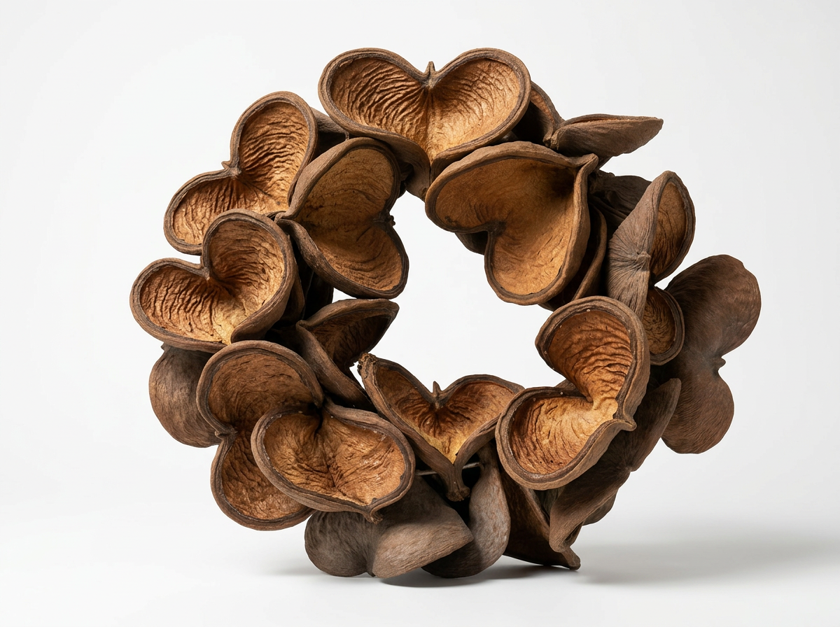 Almond Shell Wreath