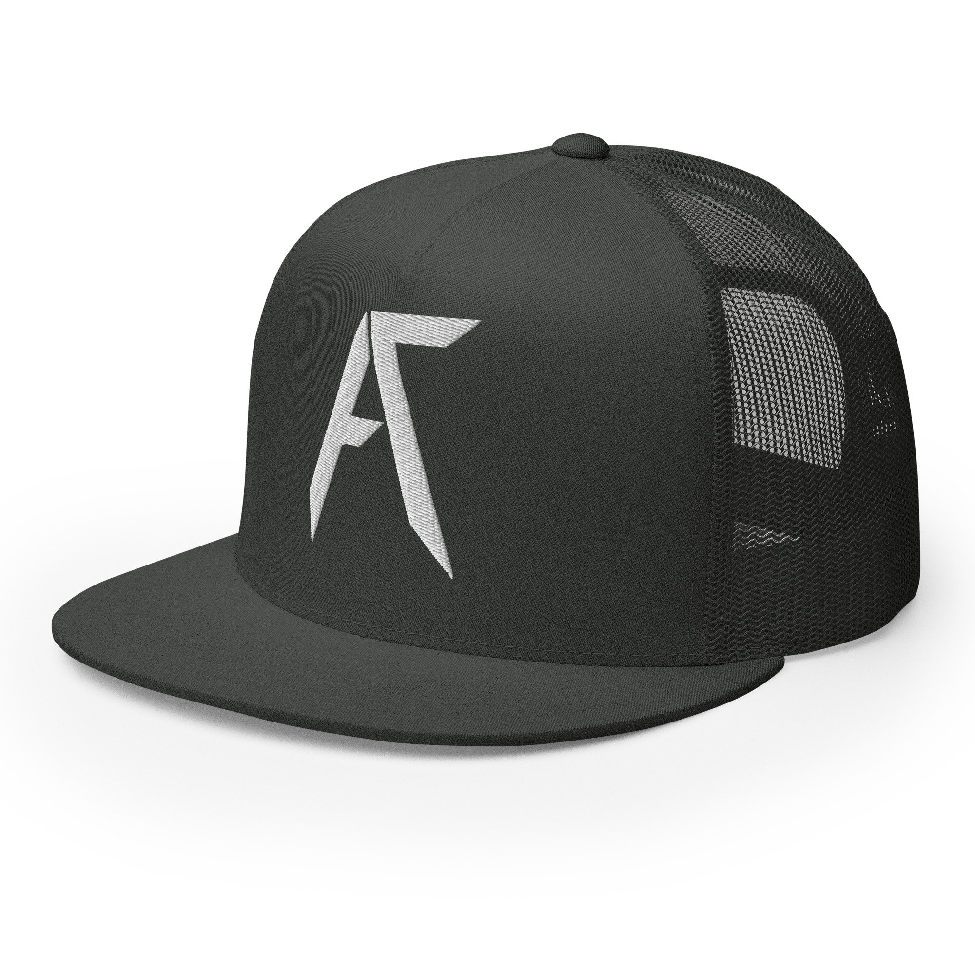 5-panel-trucker-cap-charcoal-left-front-66a8defd57a08.jpg