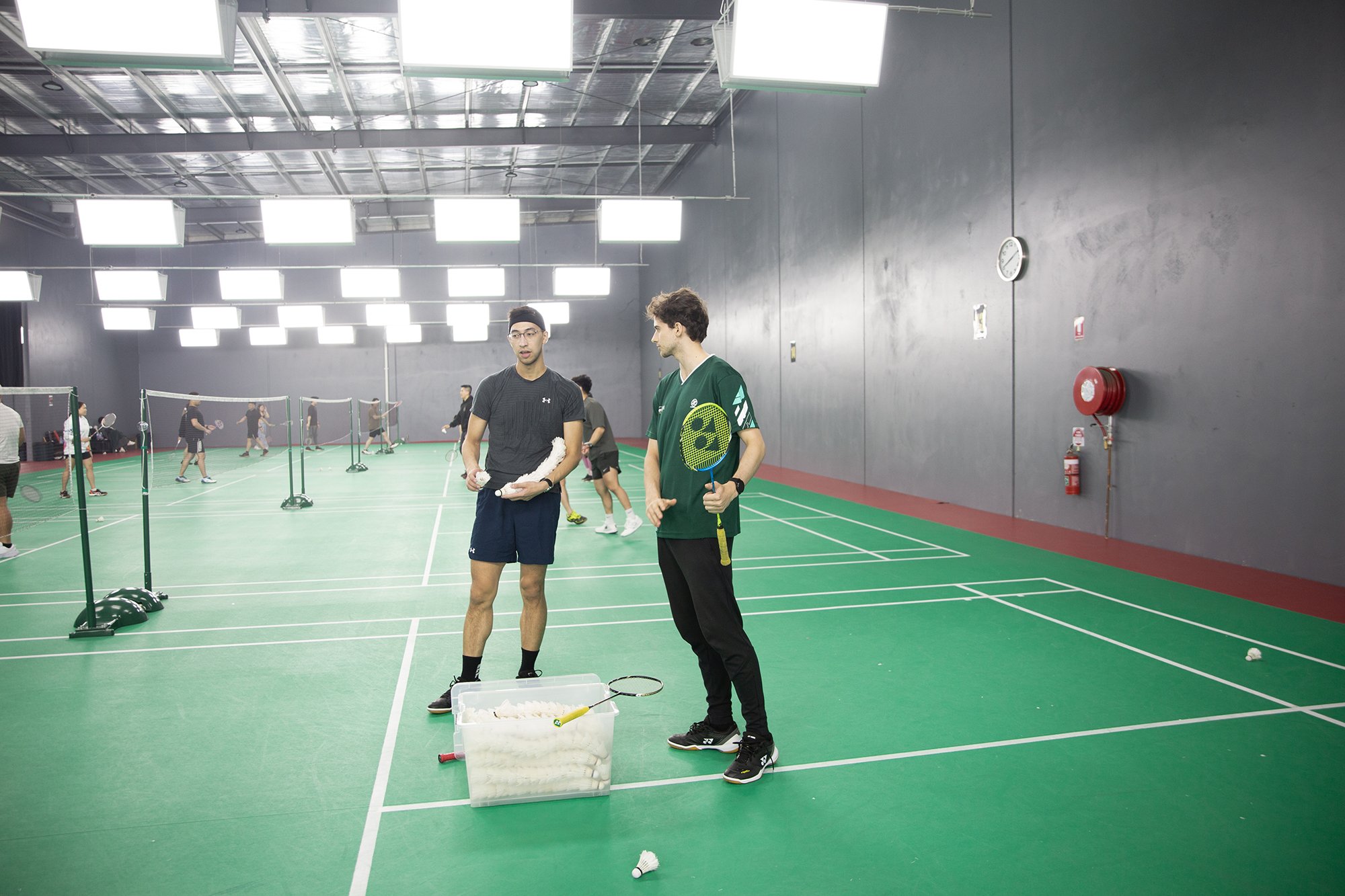 High-performance badminton athlete training at Elite Athlete Academy in Ravenhall