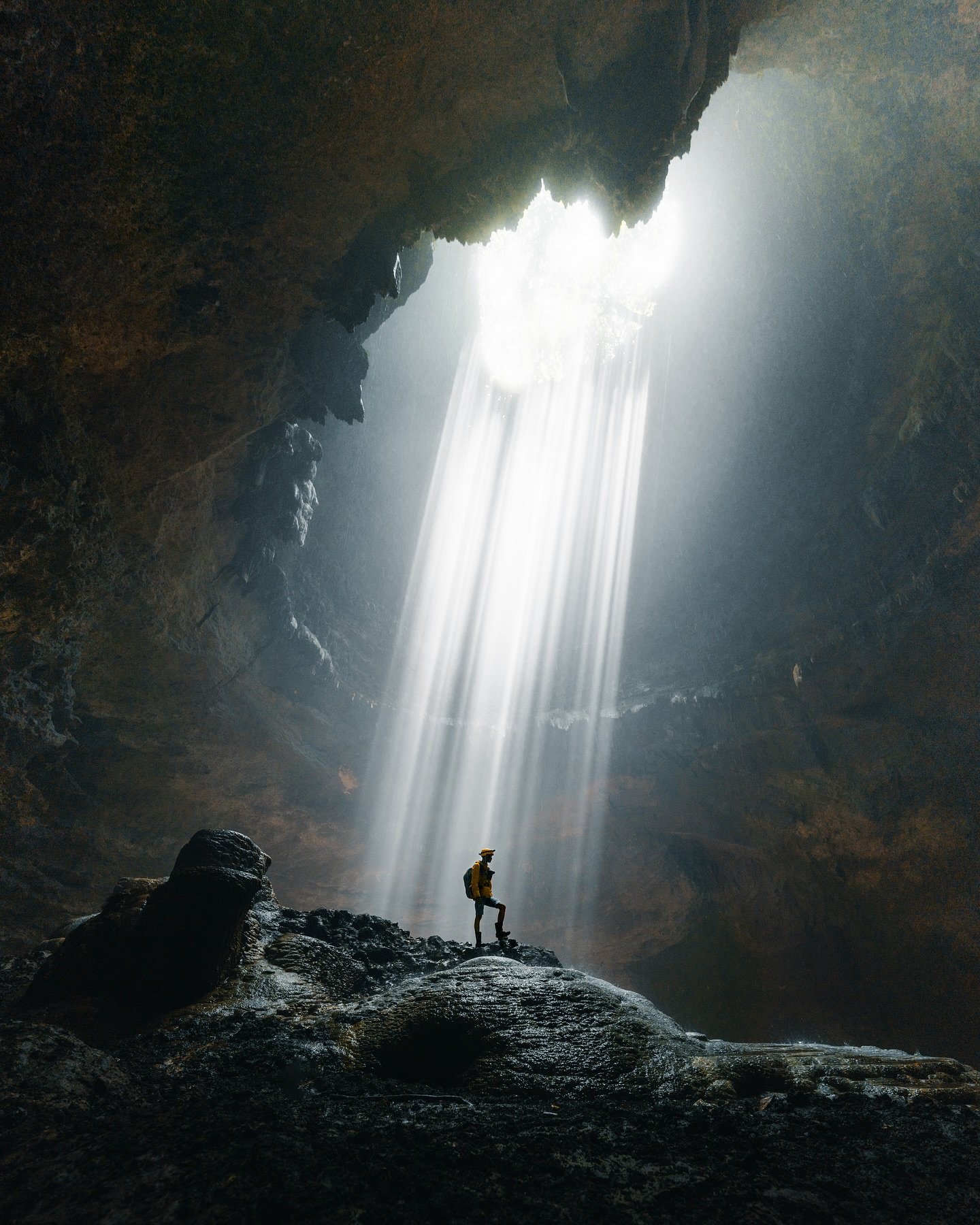 An adventure unlike anything else I&rsquo;ve ever experienced before. We descended into a cave system in Indonesia, hidden beneath a dense forest. We hiked through the tunnels in the dark until we reached a giant sinkhole, just in time to witness the