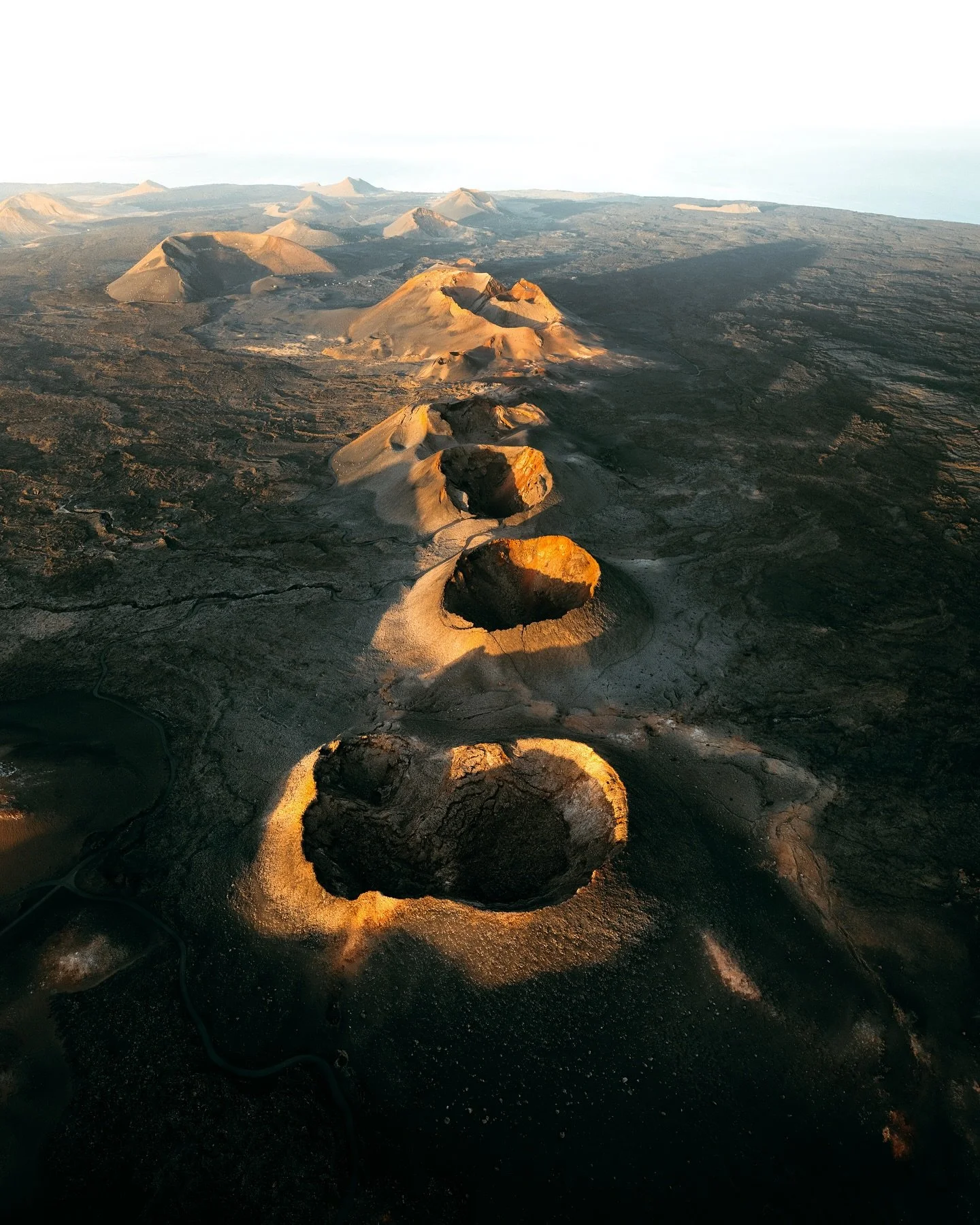 There&rsquo;s something fascinating about the dark volcanic landscapes of Lanzarote, where the surface is torn open by large craters and shaped by local wine farmers, who use the sandy soil to create unique vineyards.
&mdash;
#lanzarote #visitlanzaro