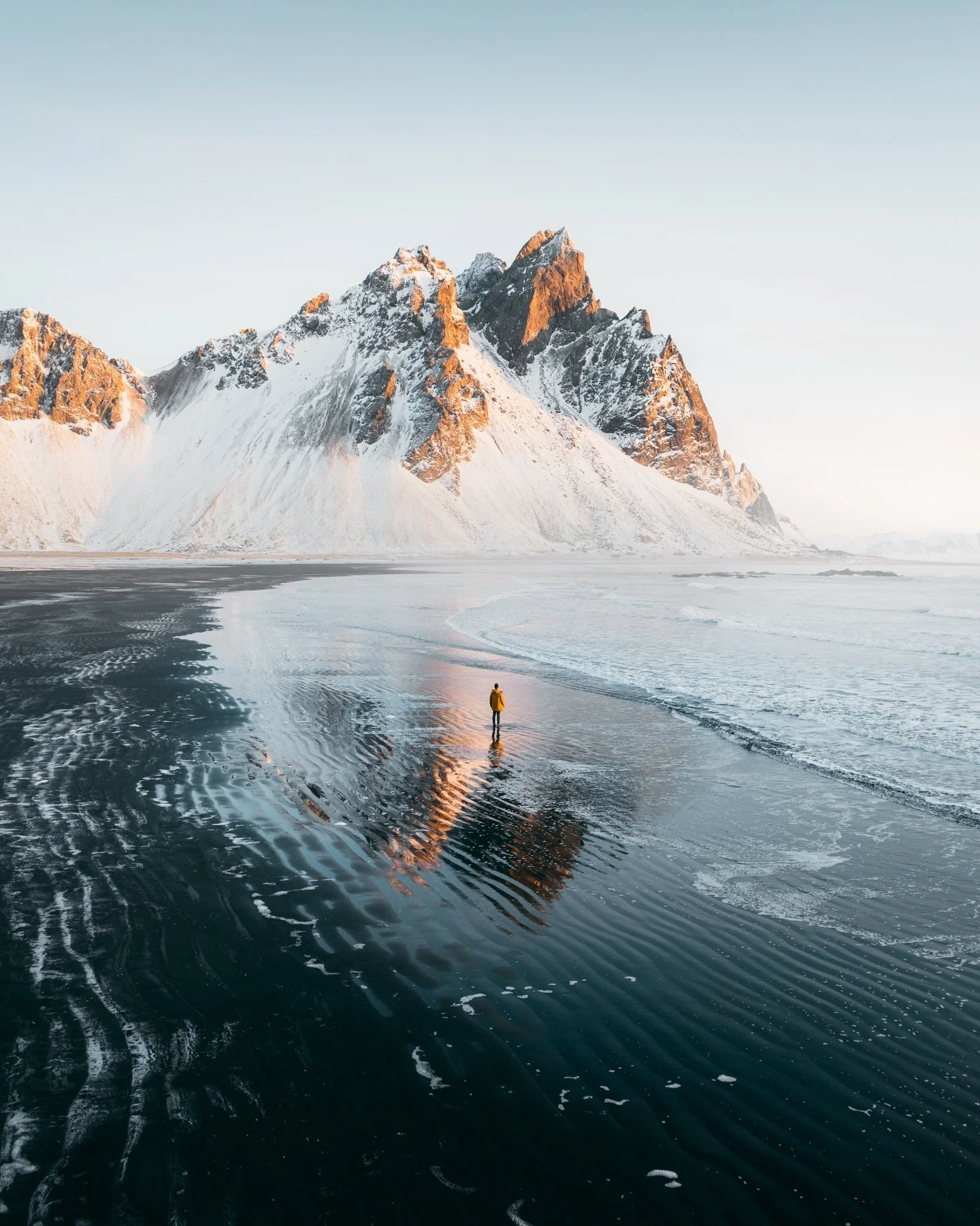 Can you feel the icy wind and hear the sound of the waves coming onto the beach? I still remember that morning well, although it felt like a strange dream.

It was late evening when we were already quite far away, and when we first checked the foreca
